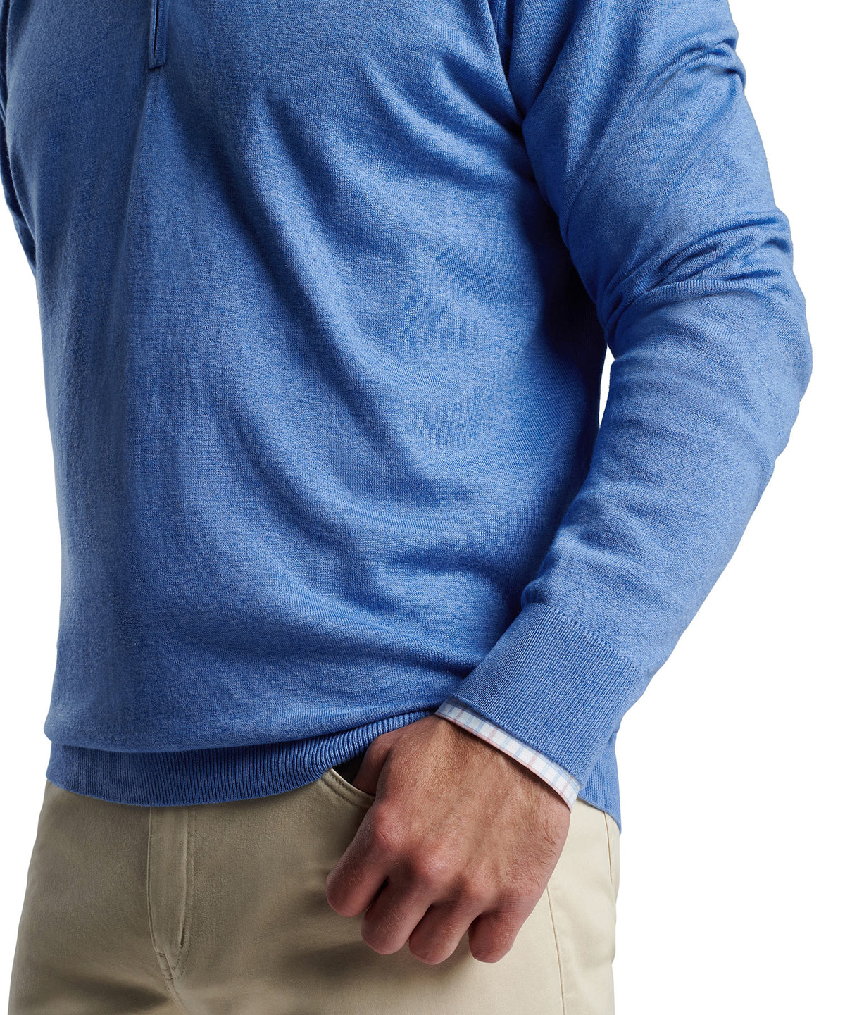 Maglione con zip a un quarto di Peter Millar Whitaker, Men's Big & Tall