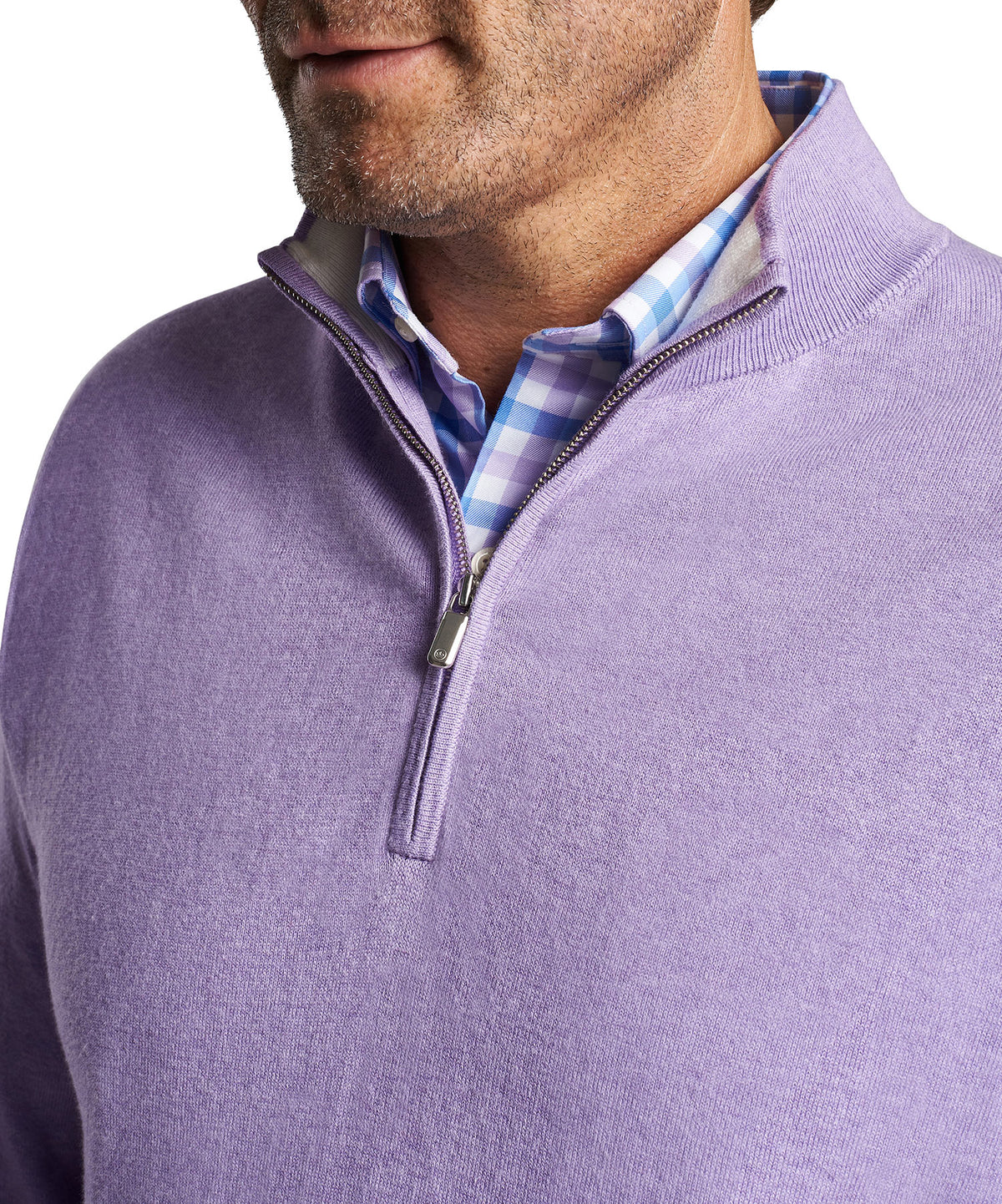 Maglione con zip a un quarto di Peter Millar Whitaker, Men's Big & Tall