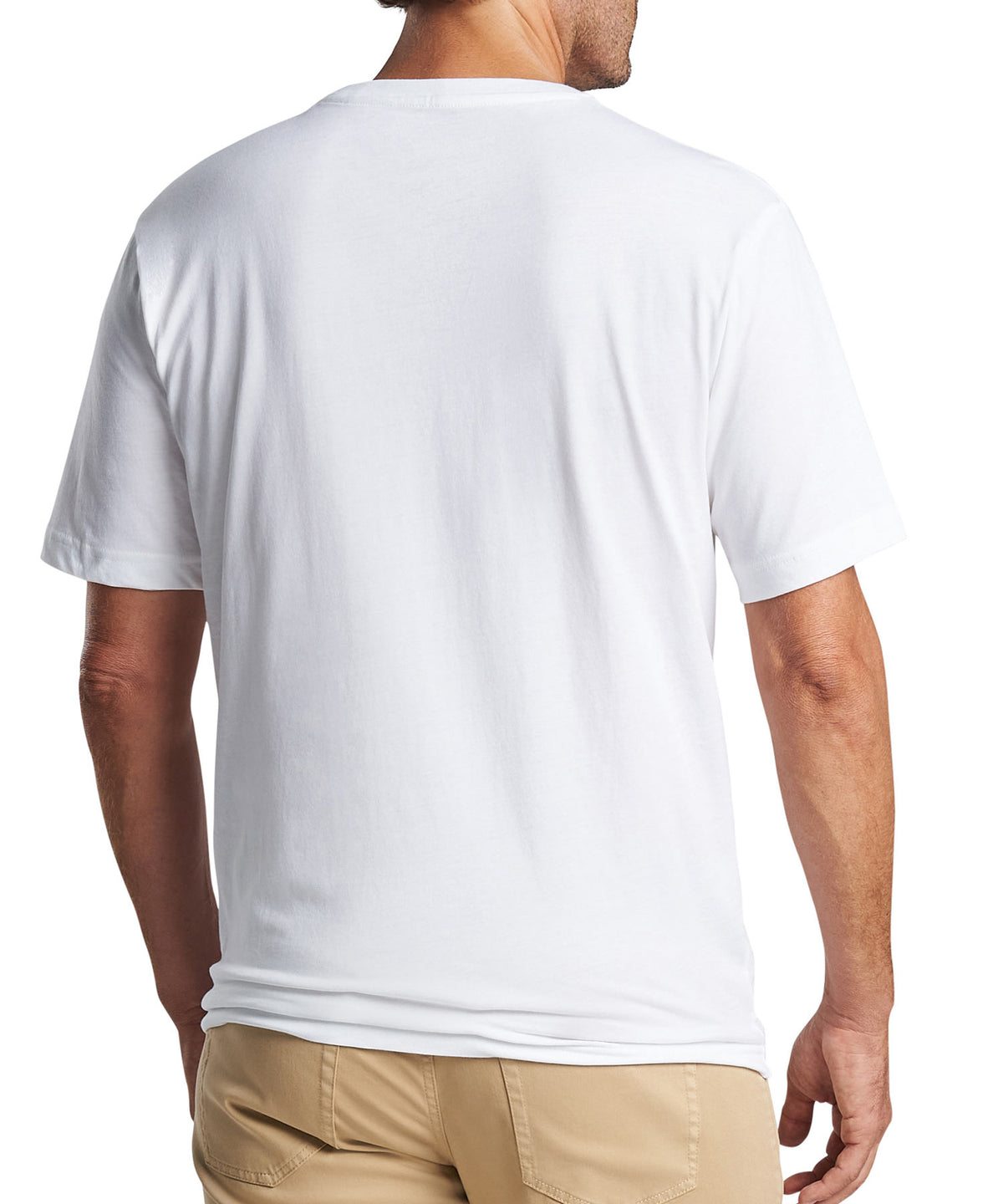 Peter Millar Short Sleeve Lava Wash Crew Neck Pocket T-Shirt