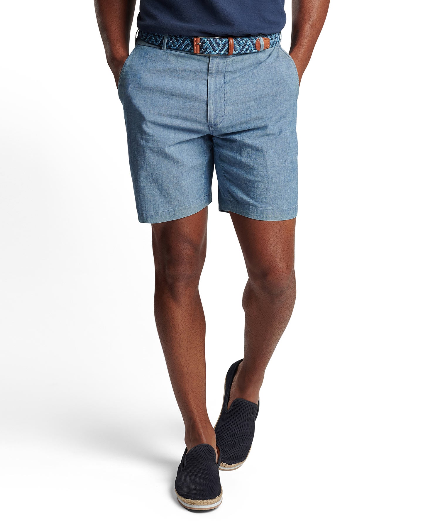 Peter Millar Chambray Shorts Westport Big Tall