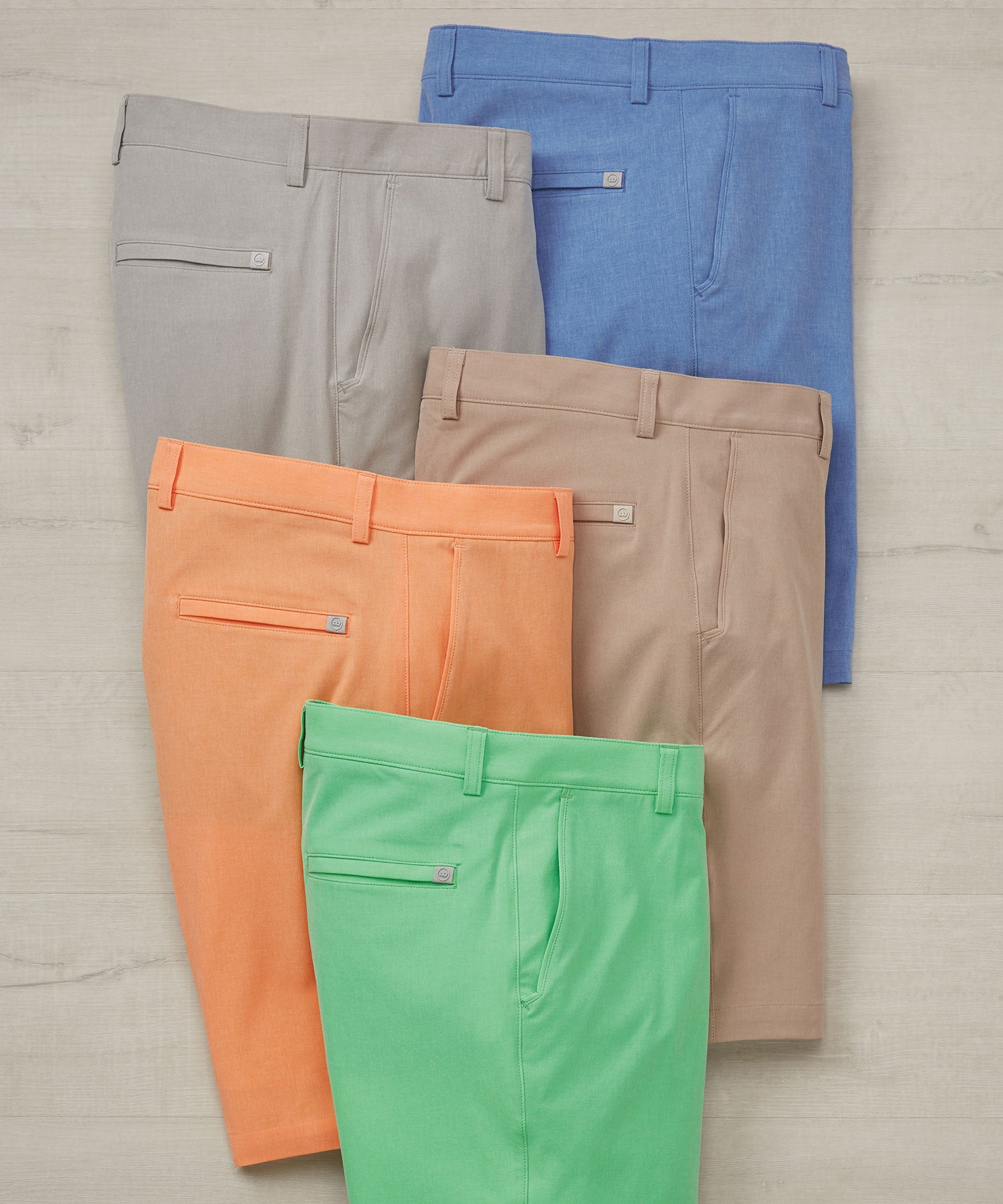 Peter Millar Men's 9-Inch Featherweight Performance Shorts - British Grey