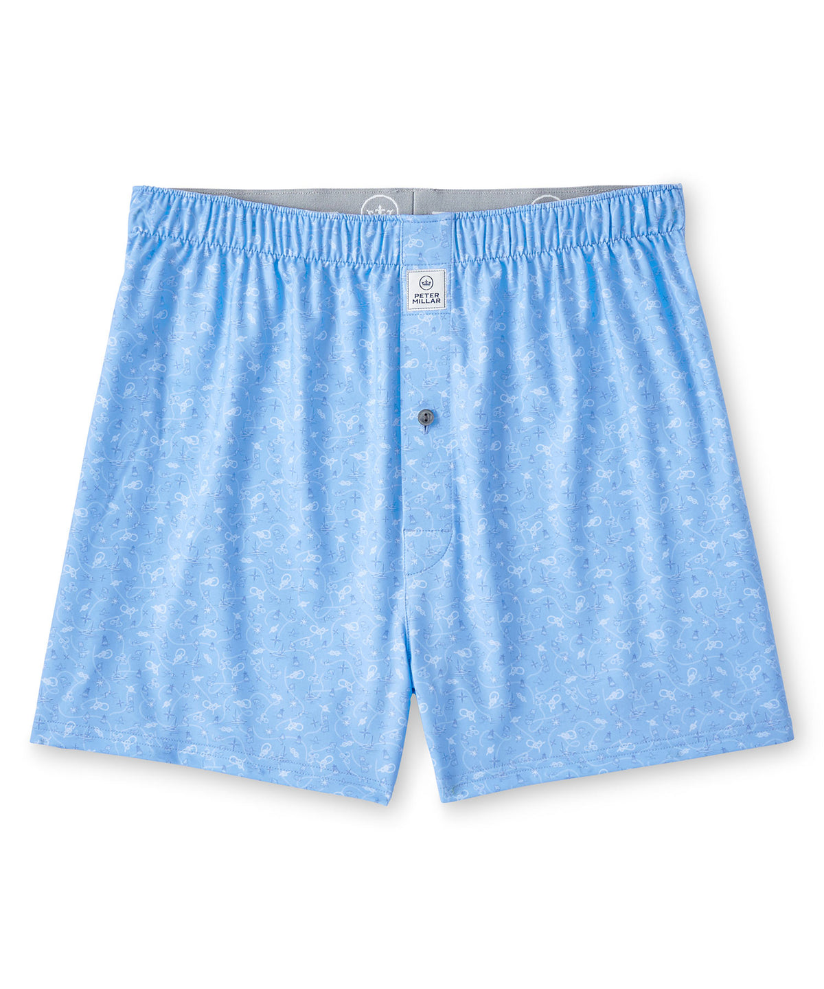 Boxer con stampa nautica di Peter Millar, Men's Big & Tall