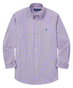 Purple polo button down shirts discount