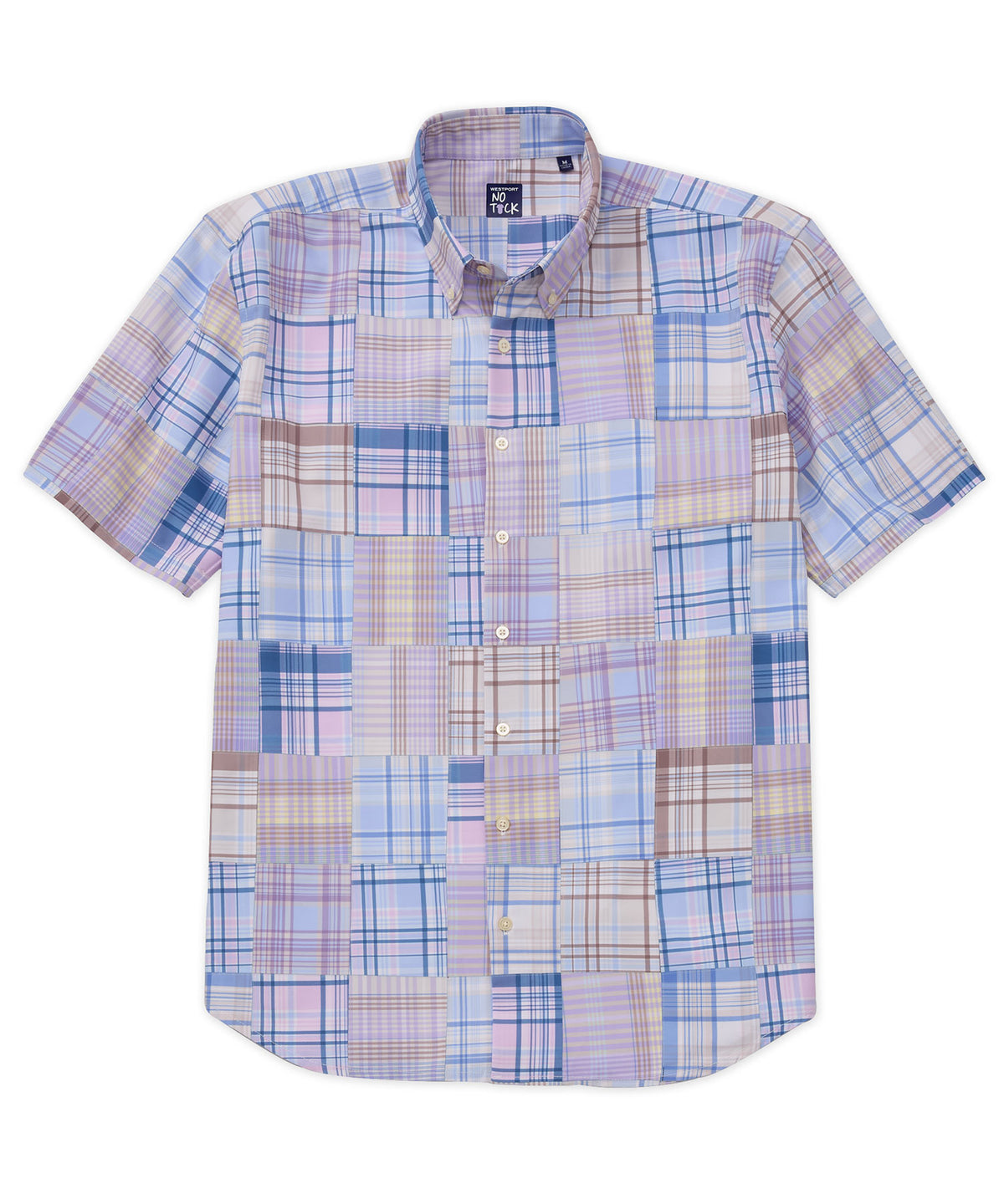 Chemise à manches courtes et col boutonné Westport No-Tuck, Men's Big & Tall