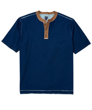 Westport No-Tuck Manches Courtes Rough Edge Henley