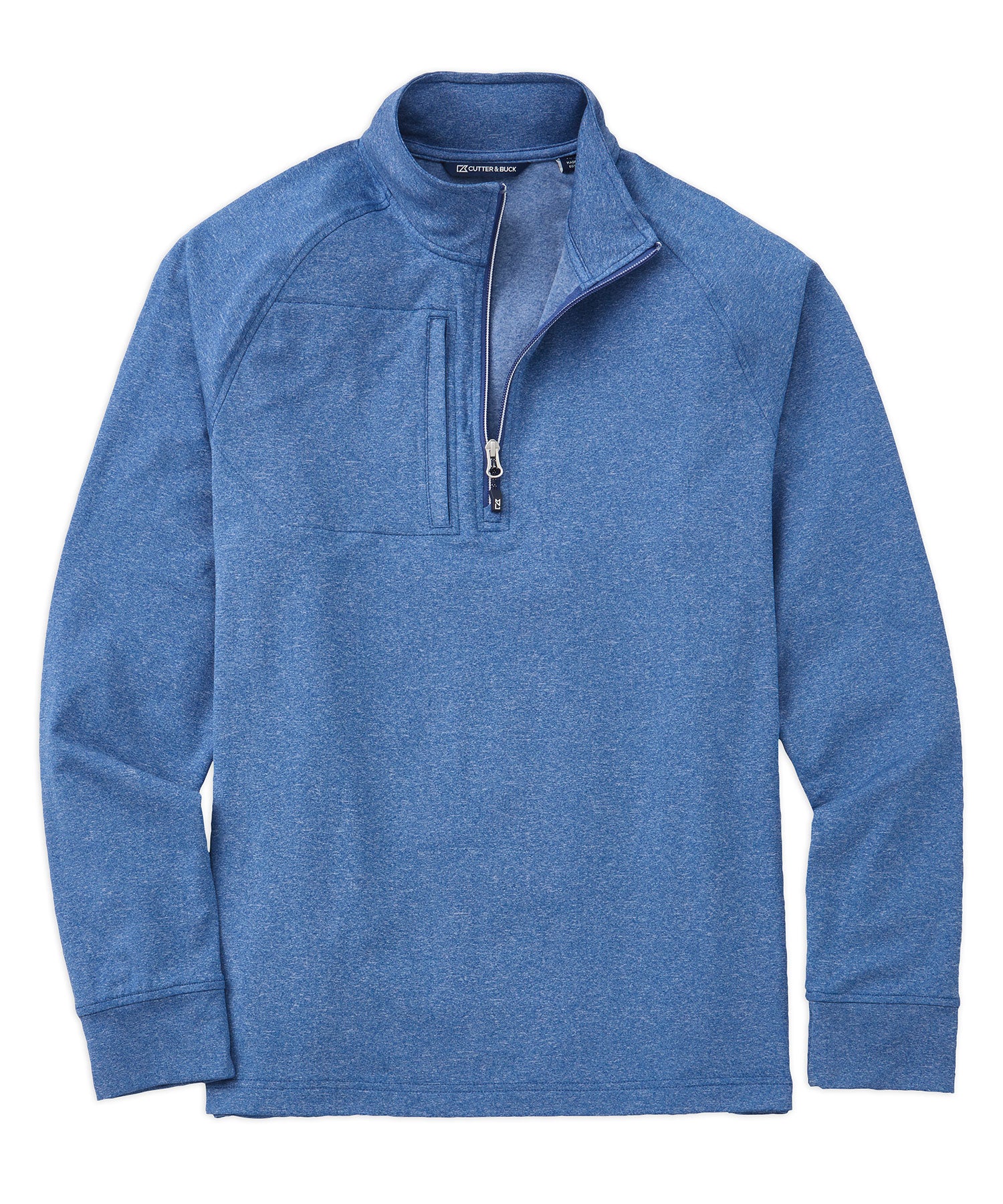 Cutter & Buck Big & Tall Adapt Eco Quarter-Zip Pullover | Westport