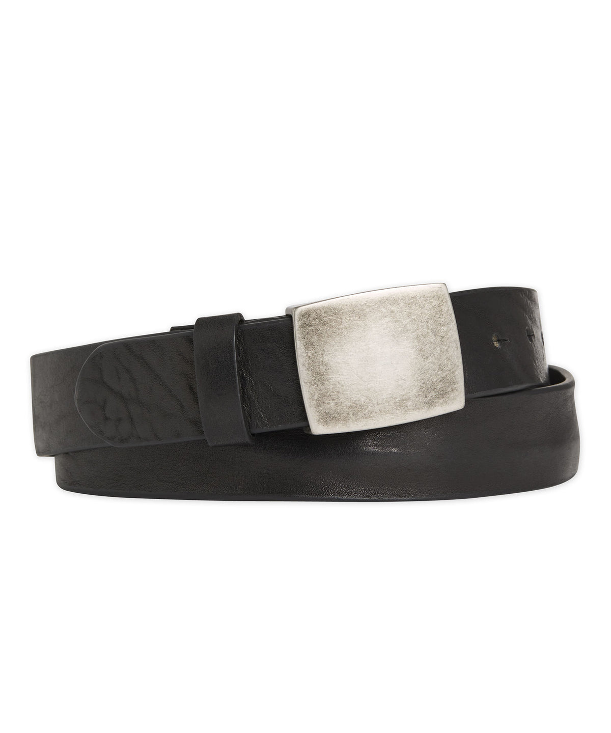 Westport Men's Black Ostrich Belt