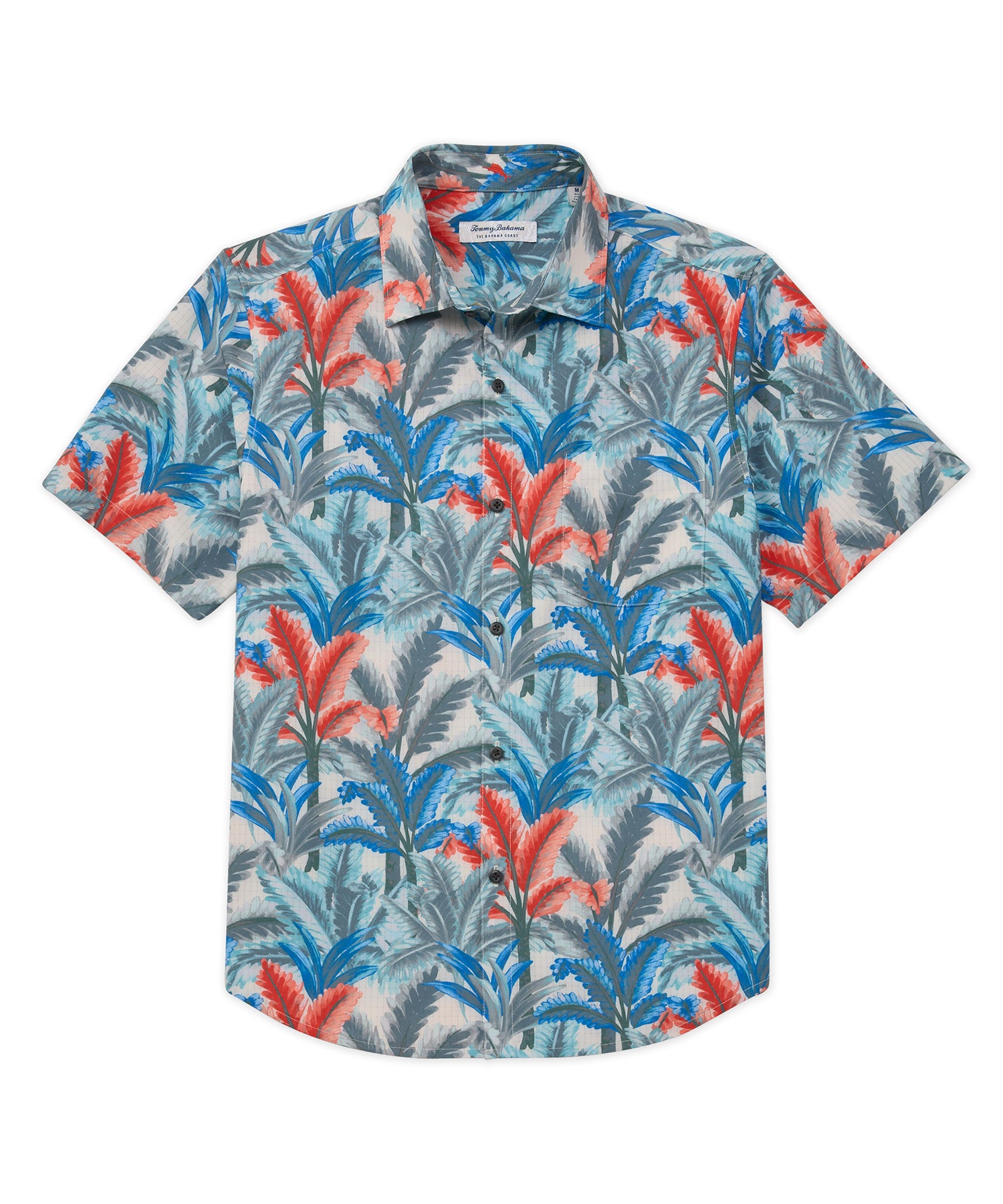 Tommy Bahama Short Sleeve Bahama Coast Villa Palms Sport Shirt, Men's Big & Tall