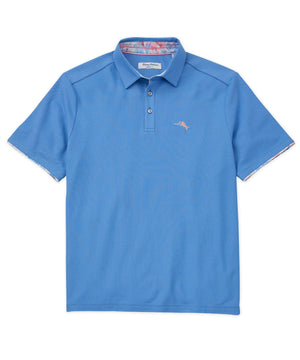 Tommy Bahama Short Sleeve Breeze Blooms 5 O'clock Polo Knit Shirt