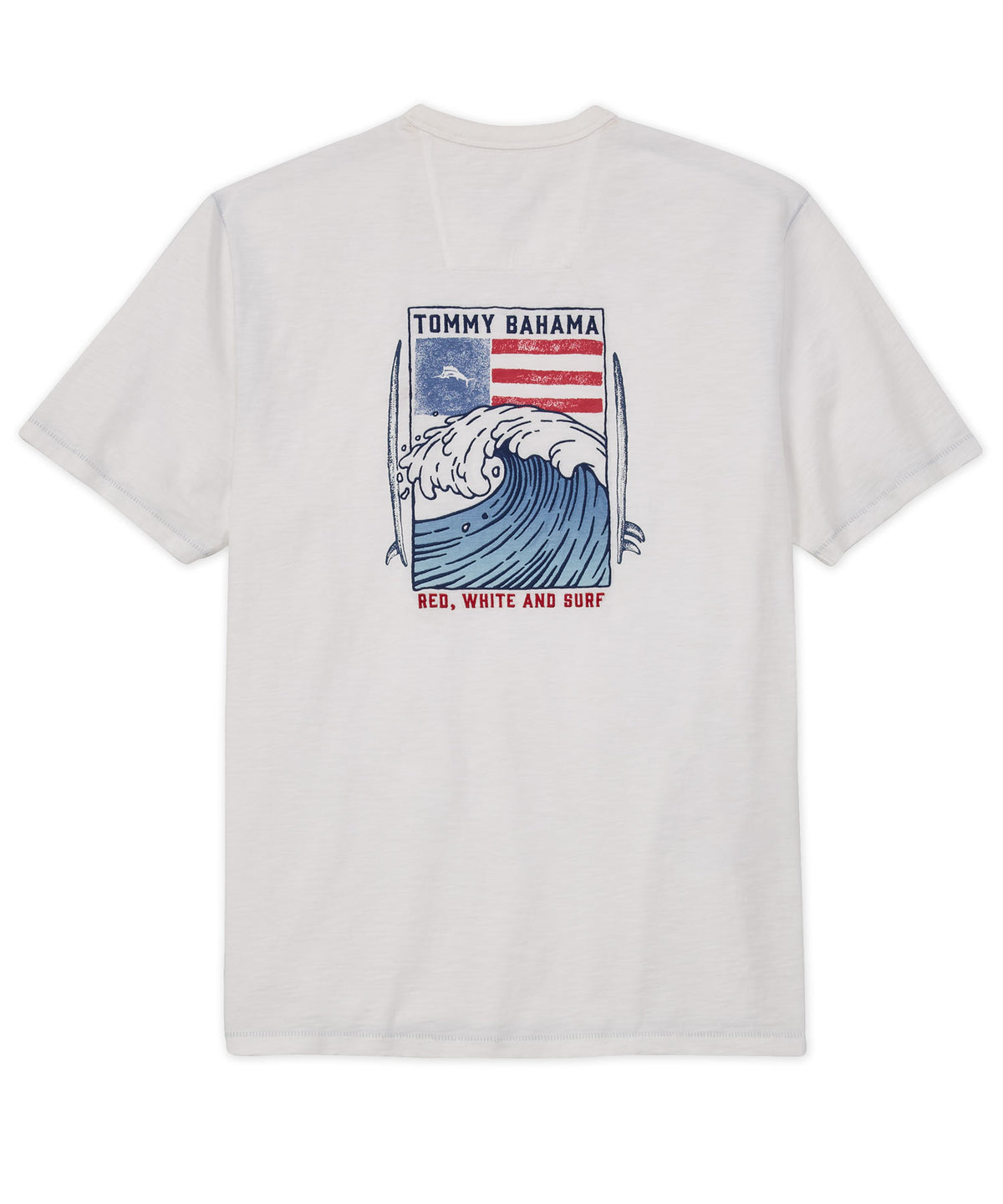T-shirt Tommy Bahama rouge blanc Surf Lux
