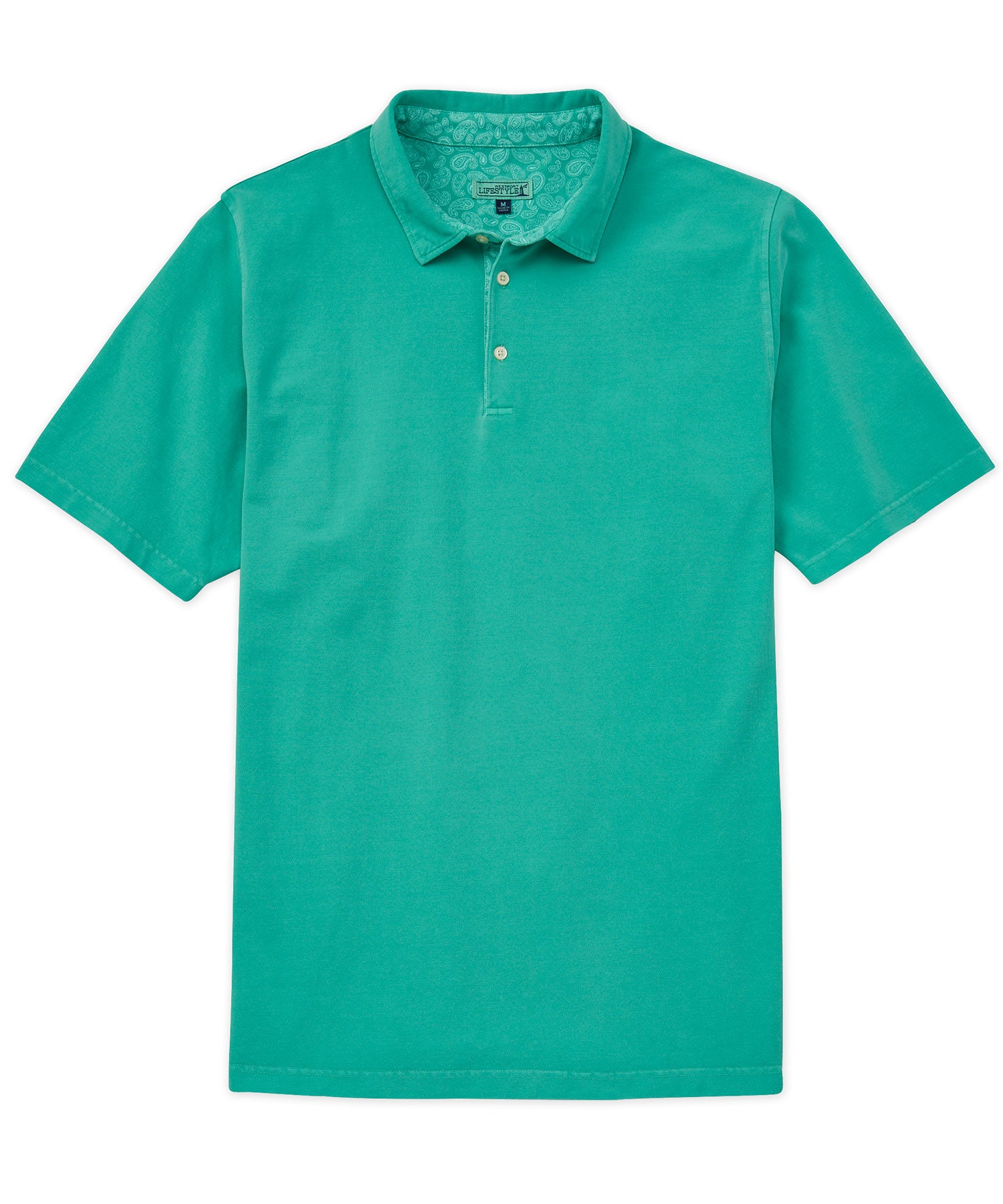 Westport Lifestyle Garment Dyed Pique Polo Knit Shirt