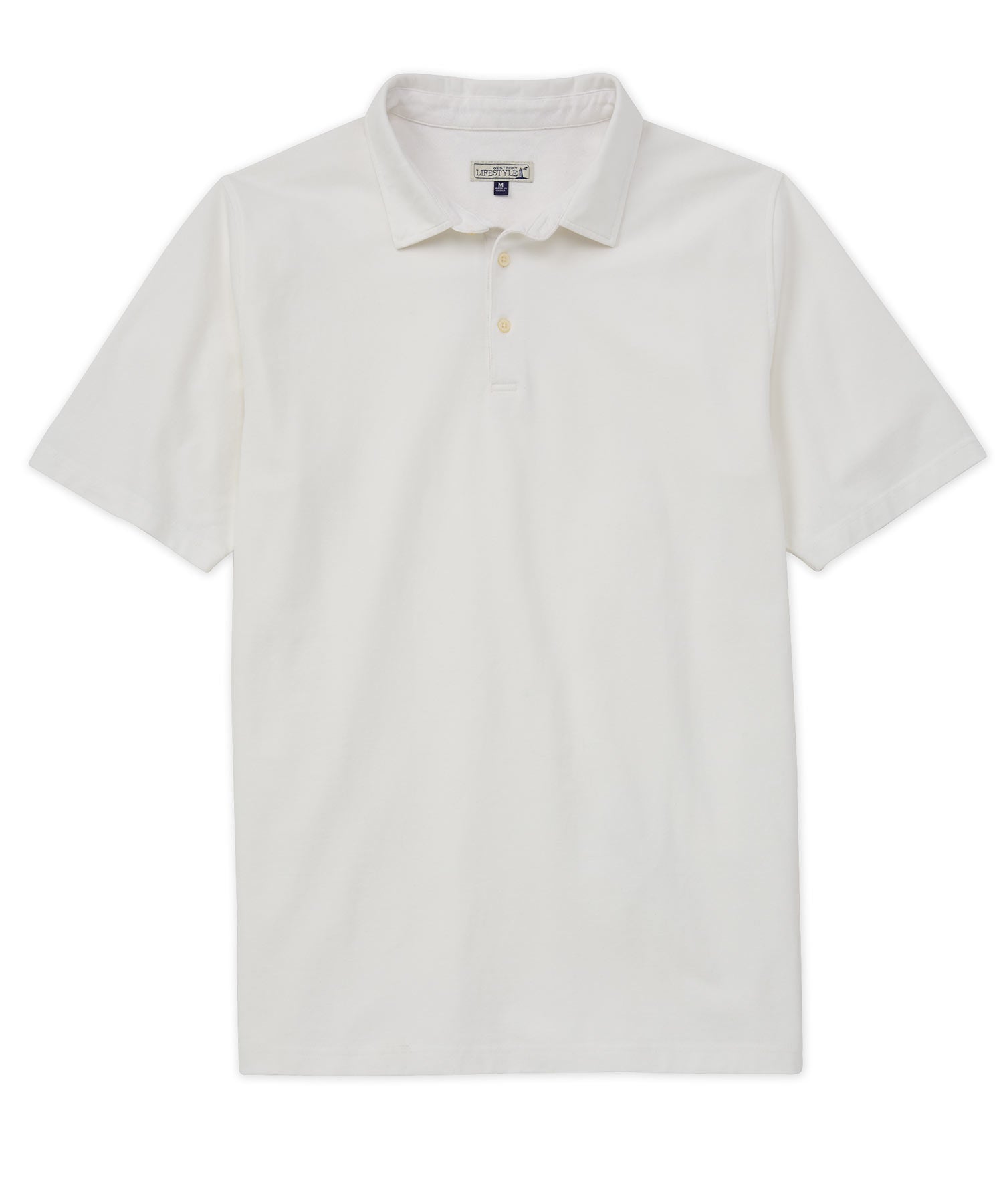 Westport Lifestyle Garment Dyed Pique Polo Knit Shirt - Westport