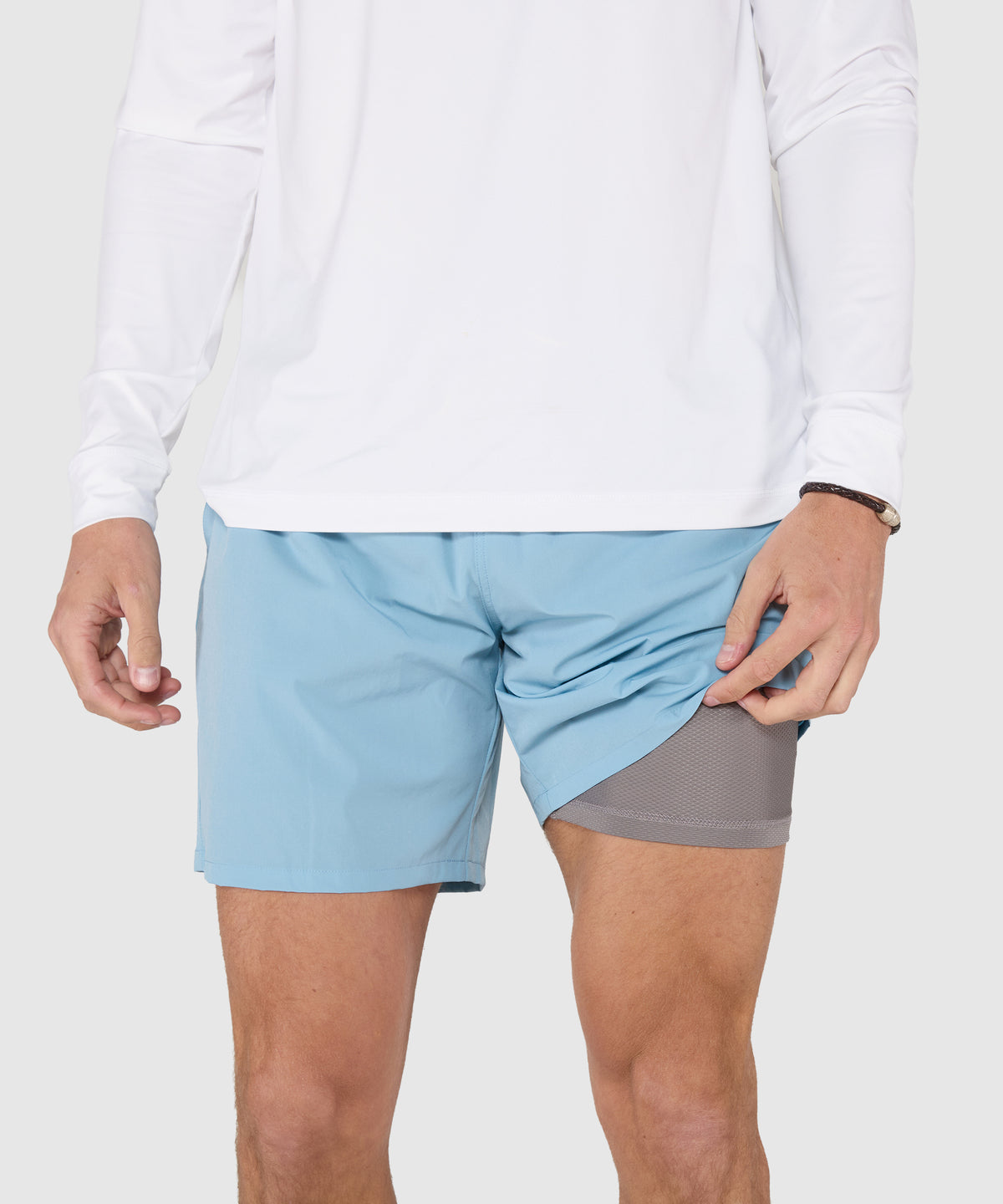 Westport Lifestyle Compo Solid Stretch Swim Trunk, Men's Big & Tall