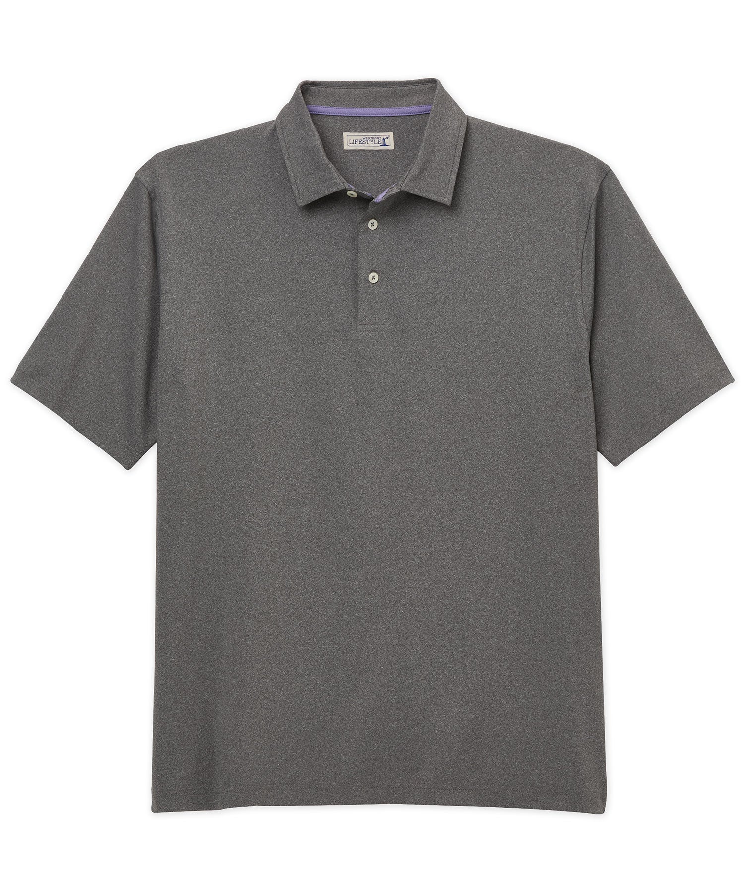 Westport Lifestyle Short Sleeve Performance Polo Knit Shirt, Men's Big & Tall