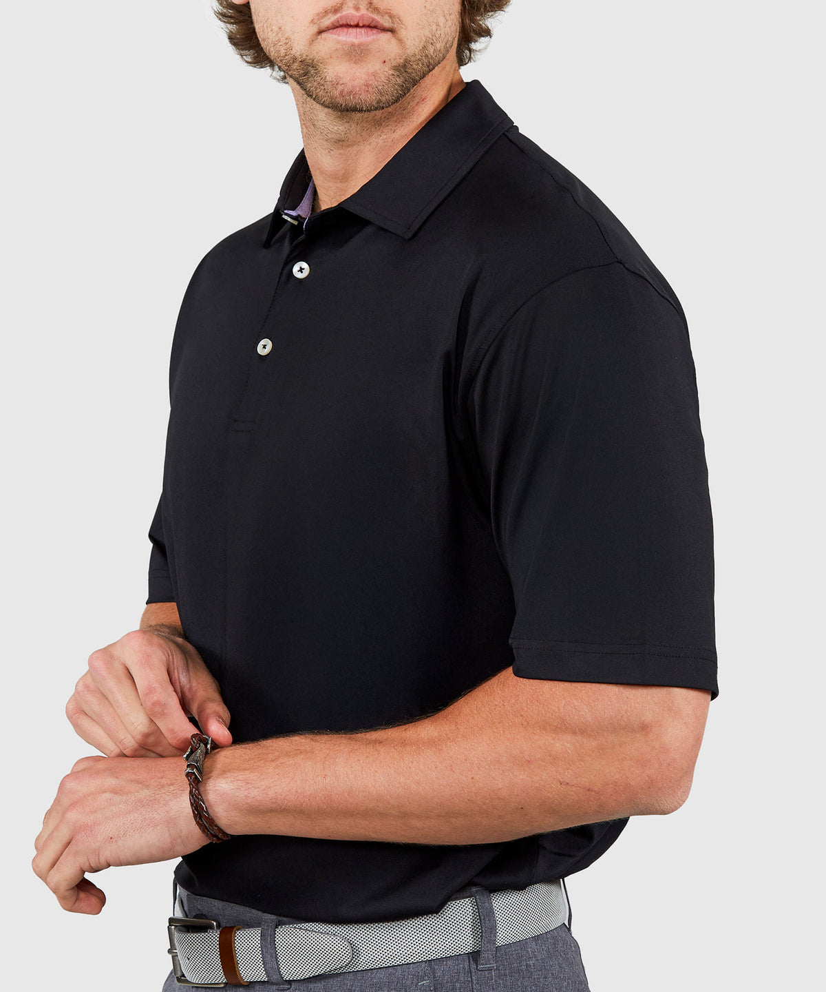 Westport Lifestyle Short Sleeve Performance Polo Knit Shirt, Men's Big & Tall