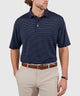 Westport Lifestyle Short Sleeve Stripe Polo Knit Shirt