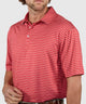 Westport Lifestyle Short Sleeve Stripe Polo Knit Shirt