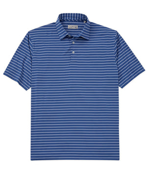 Westport Lifestyle Short Sleeve Stripe Polo Knit Shirt