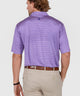 Westport Lifestyle Short Sleeve Stripe Polo Knit Shirt
