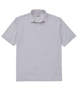 Westport Lifestyle Short Sleeve Stripe Polo Knit Shirt