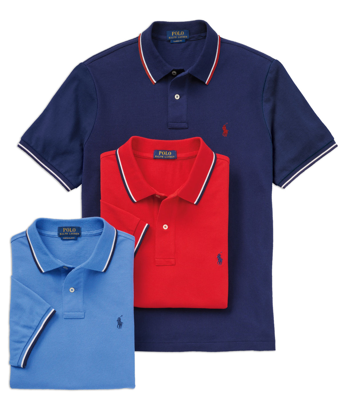 Polo Ralph Lauren a maniche corte in rete con punta, Men's Big & Tall