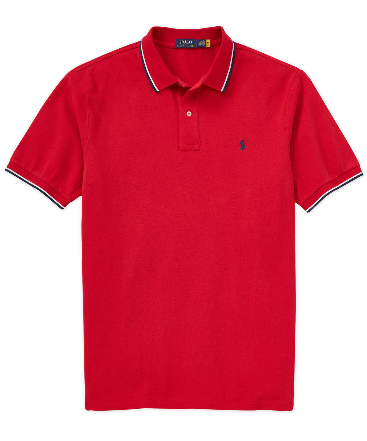 Polo Ralph Lauren a maniche corte in rete con punta, Men's Big & Tall