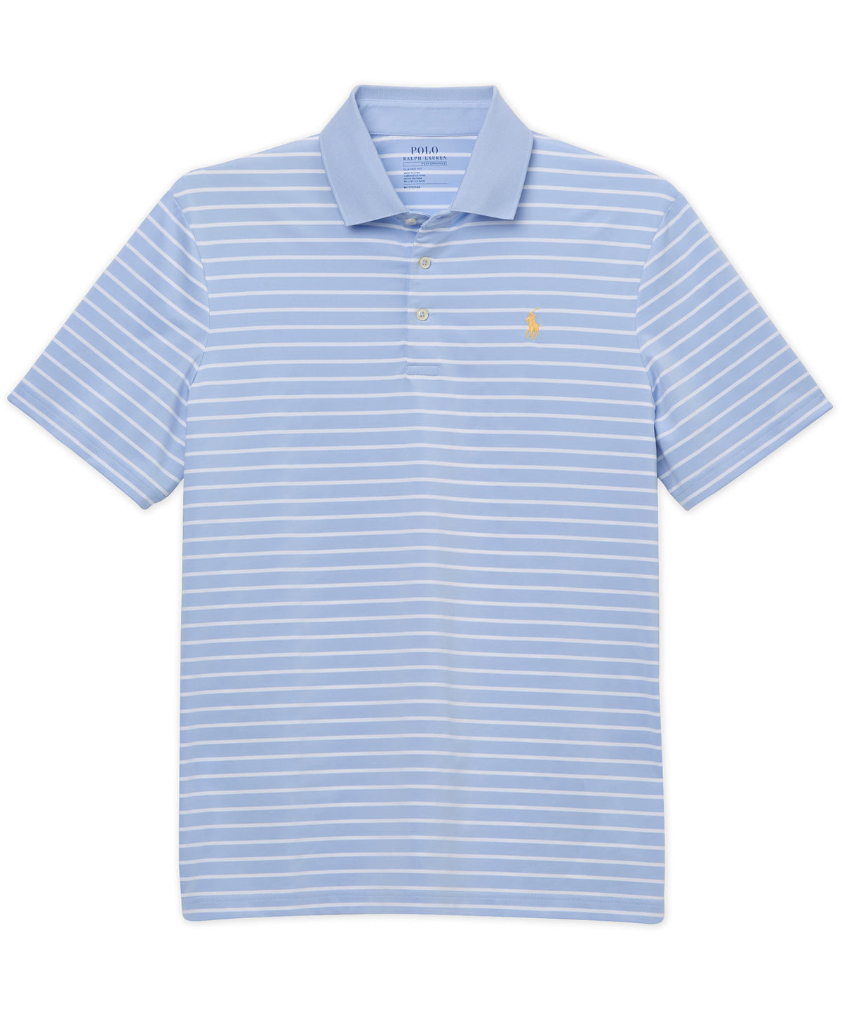 Polo Ralph Lauren Short Sleeve Stripe Performance Polo Knit Shirt, Men's Big & Tall