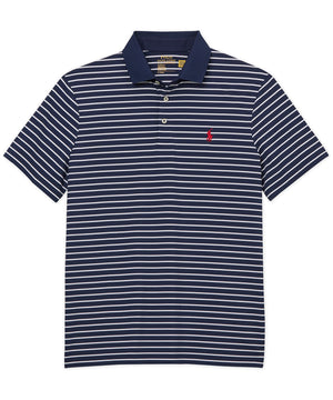 Polo Ralph Lauren Short Sleeve Stripe Performance Polo Knit Shirt
