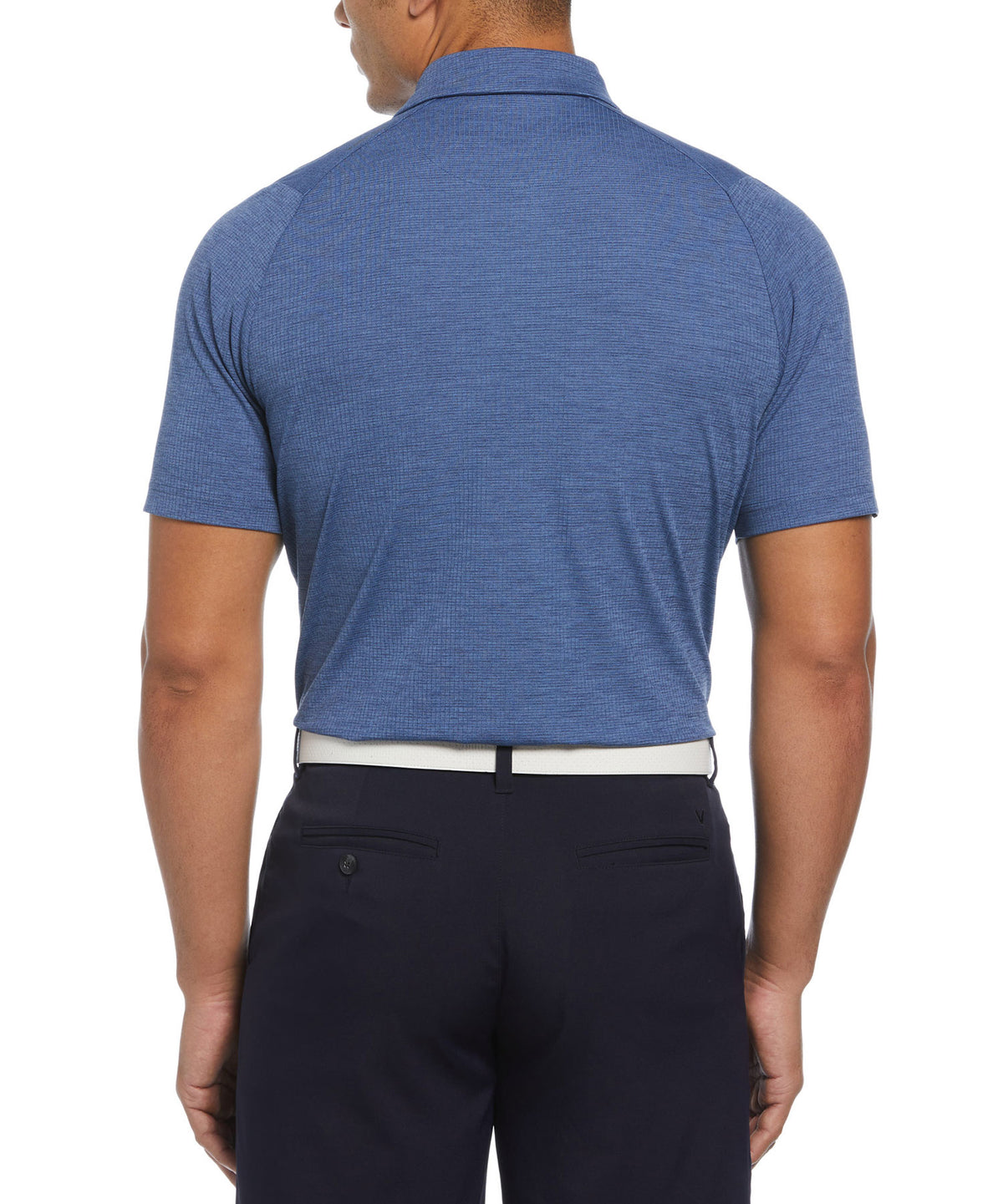 Polo classica in jacquard a maniche corte Callaway, Men's Big & Tall