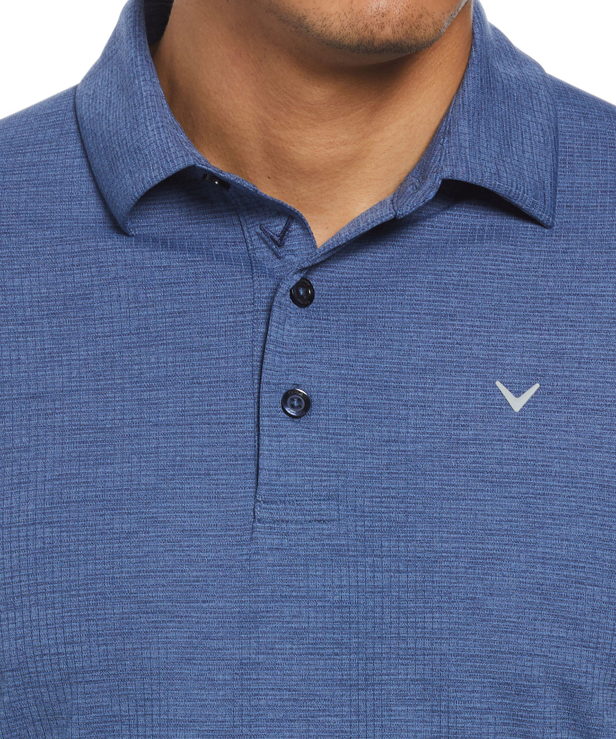 Polo classica in jacquard a maniche corte Callaway, Men's Big & Tall