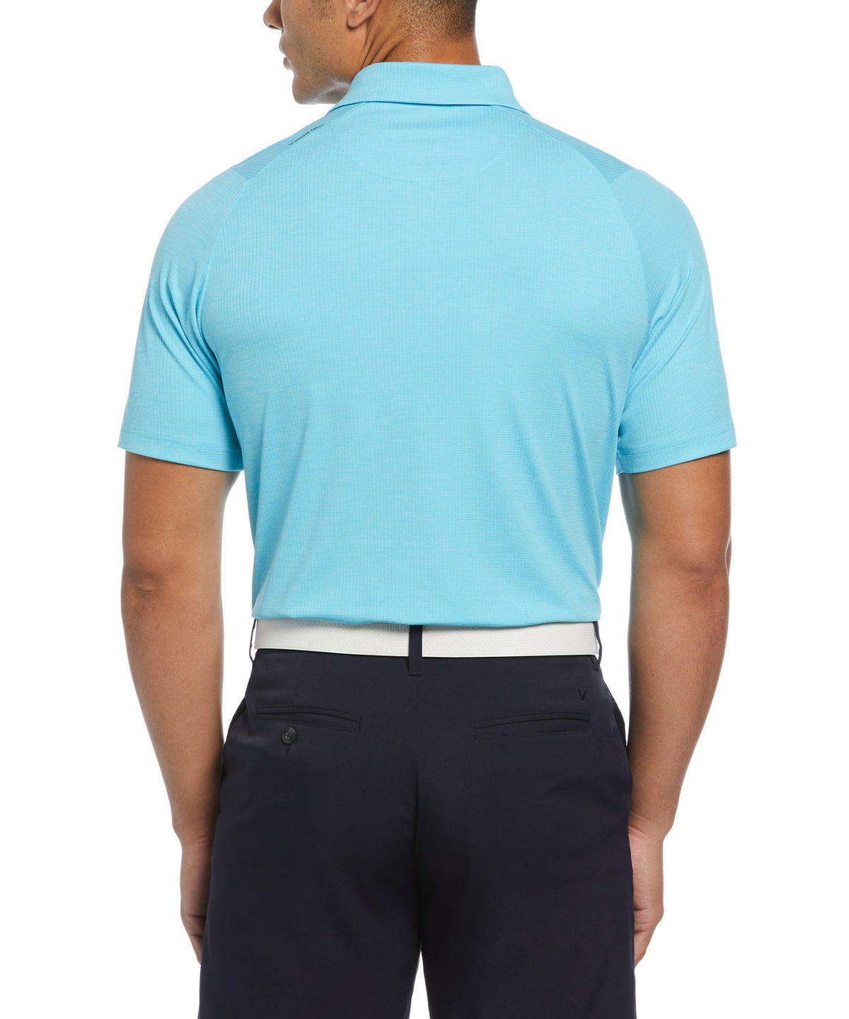 Polo classica in jacquard a maniche corte Callaway, Men's Big & Tall