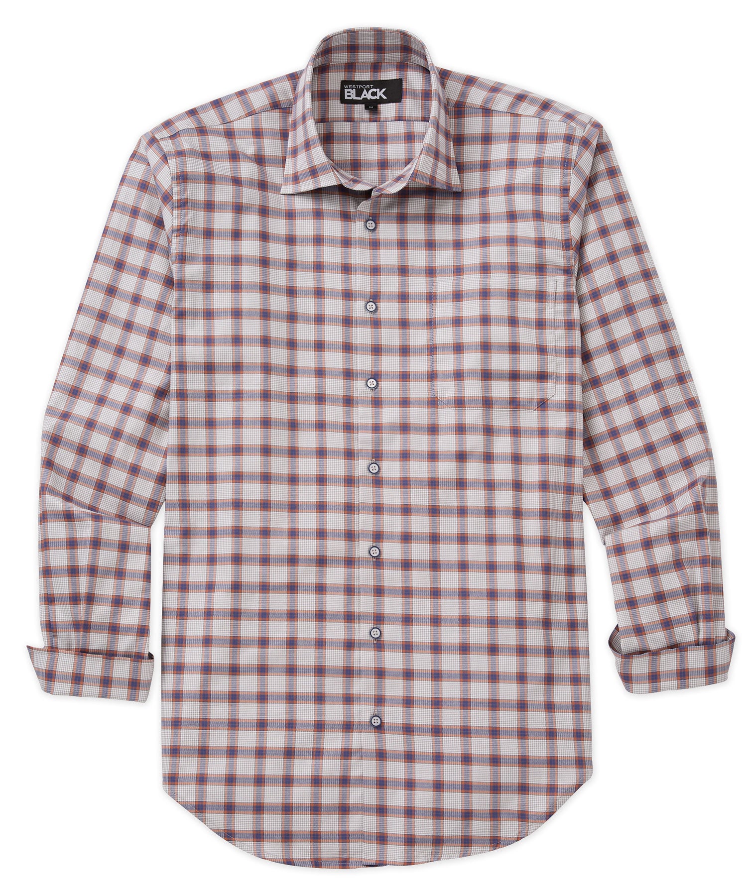 mens black plaid dress shirt