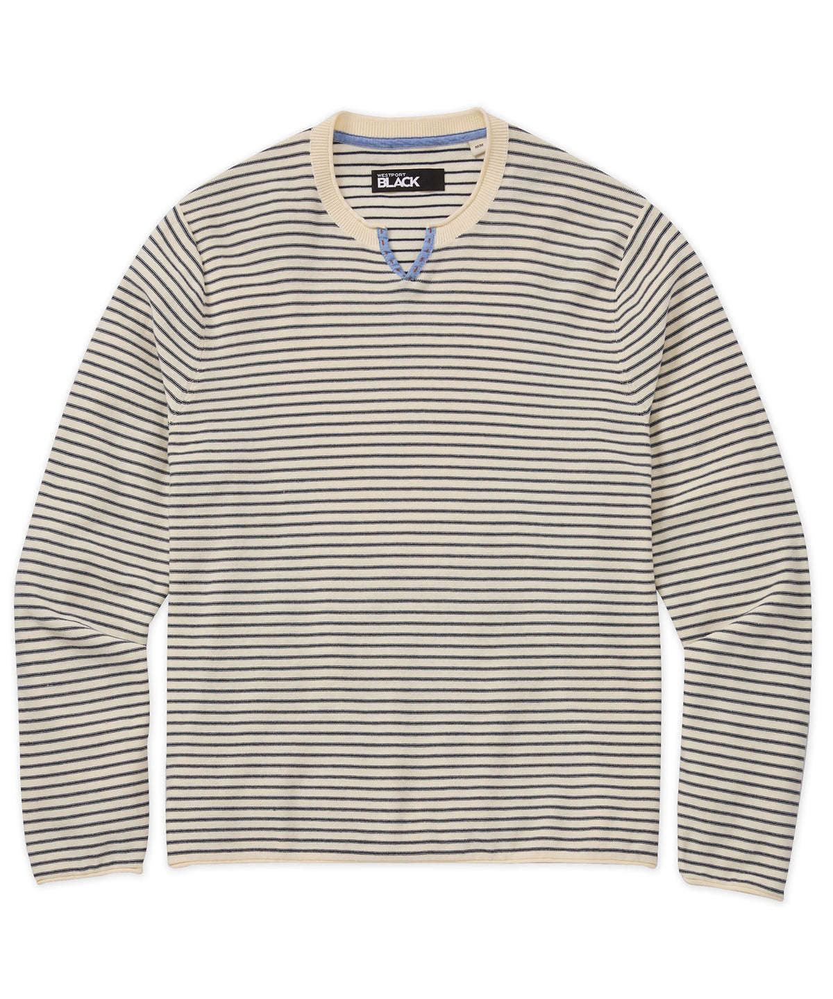 Westport Black Stripe Long Sleeve Sweater