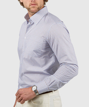 Westport Black Long Sleeve Button-Down Gingham Sport Shirt