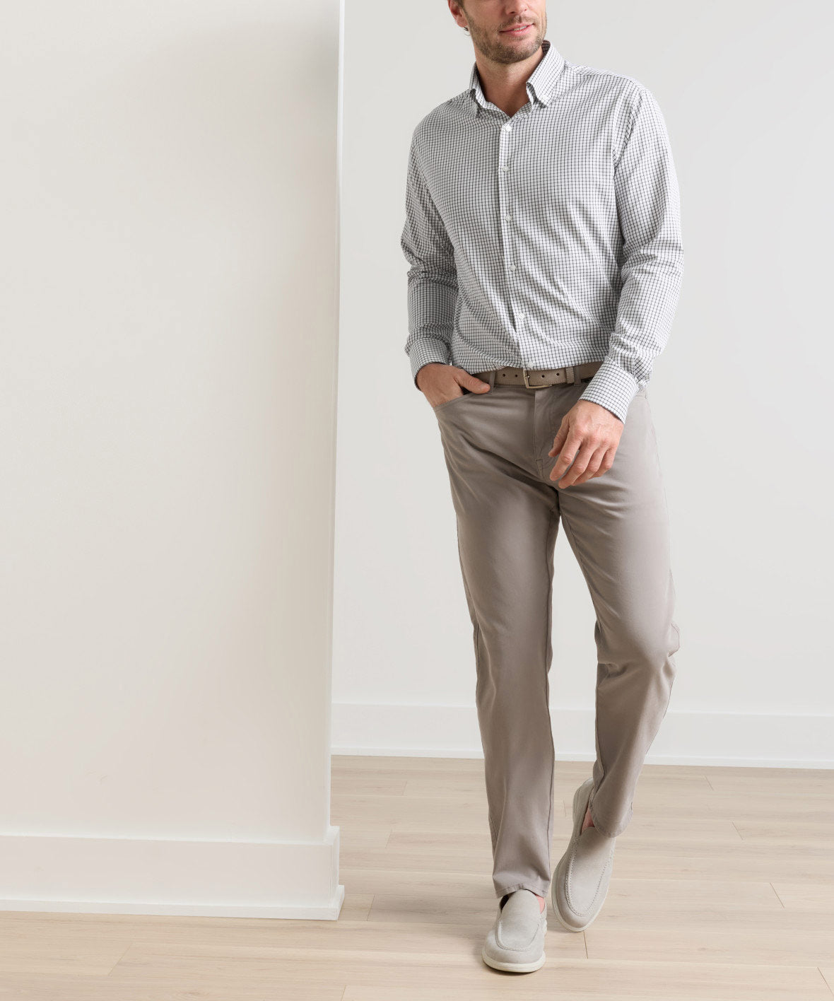 Peter Millar Signature Sateen 5-Pocket Pant, Men's Big & Tall