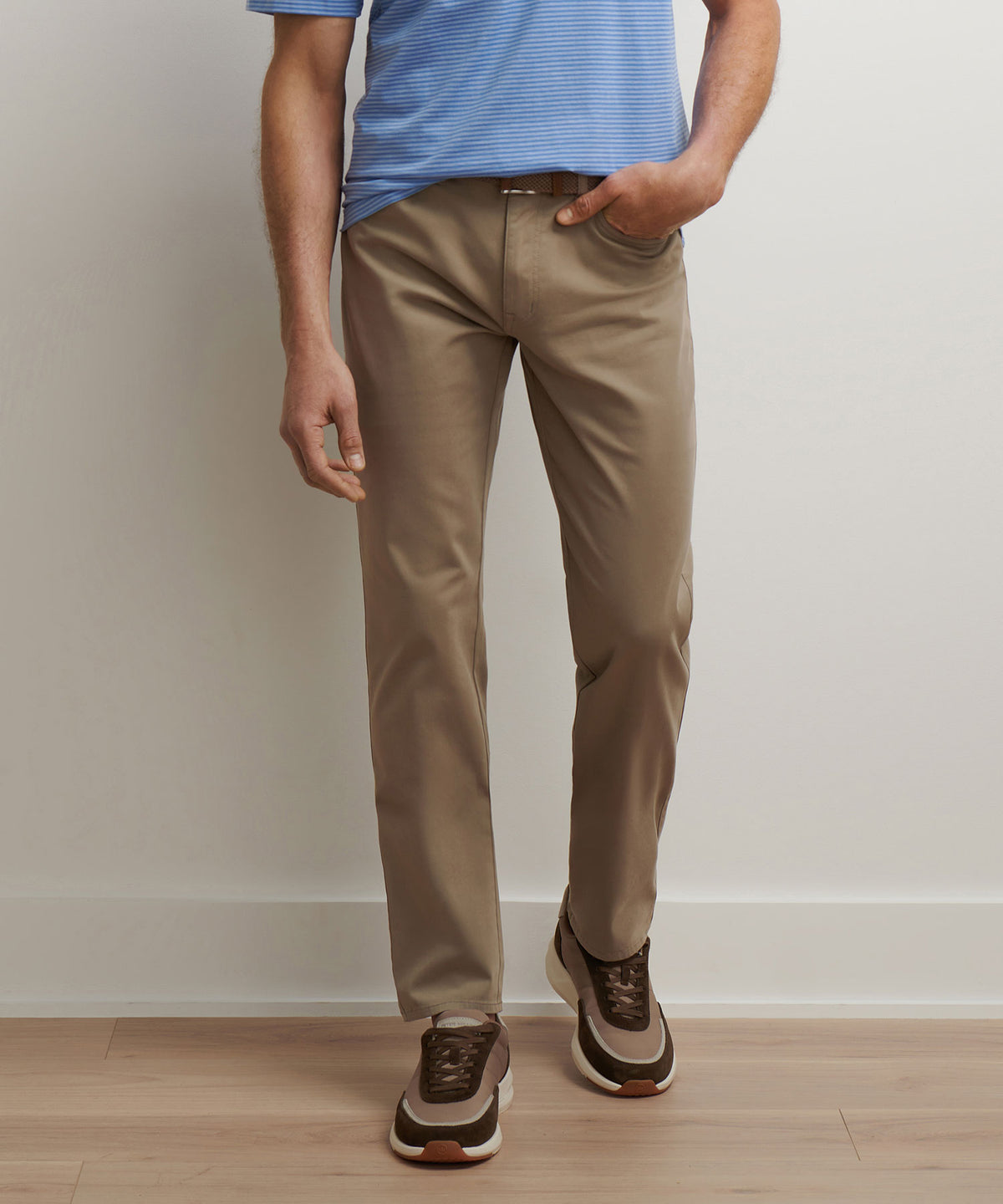 Peter Millar Signature Sateen 5-Pocket Pant, Men's Big & Tall
