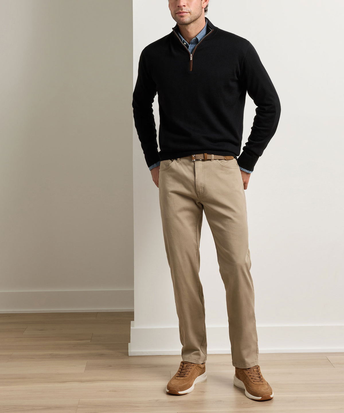 Peter Millar Signature Sateen 5-Pocket Pant, Men's Big & Tall