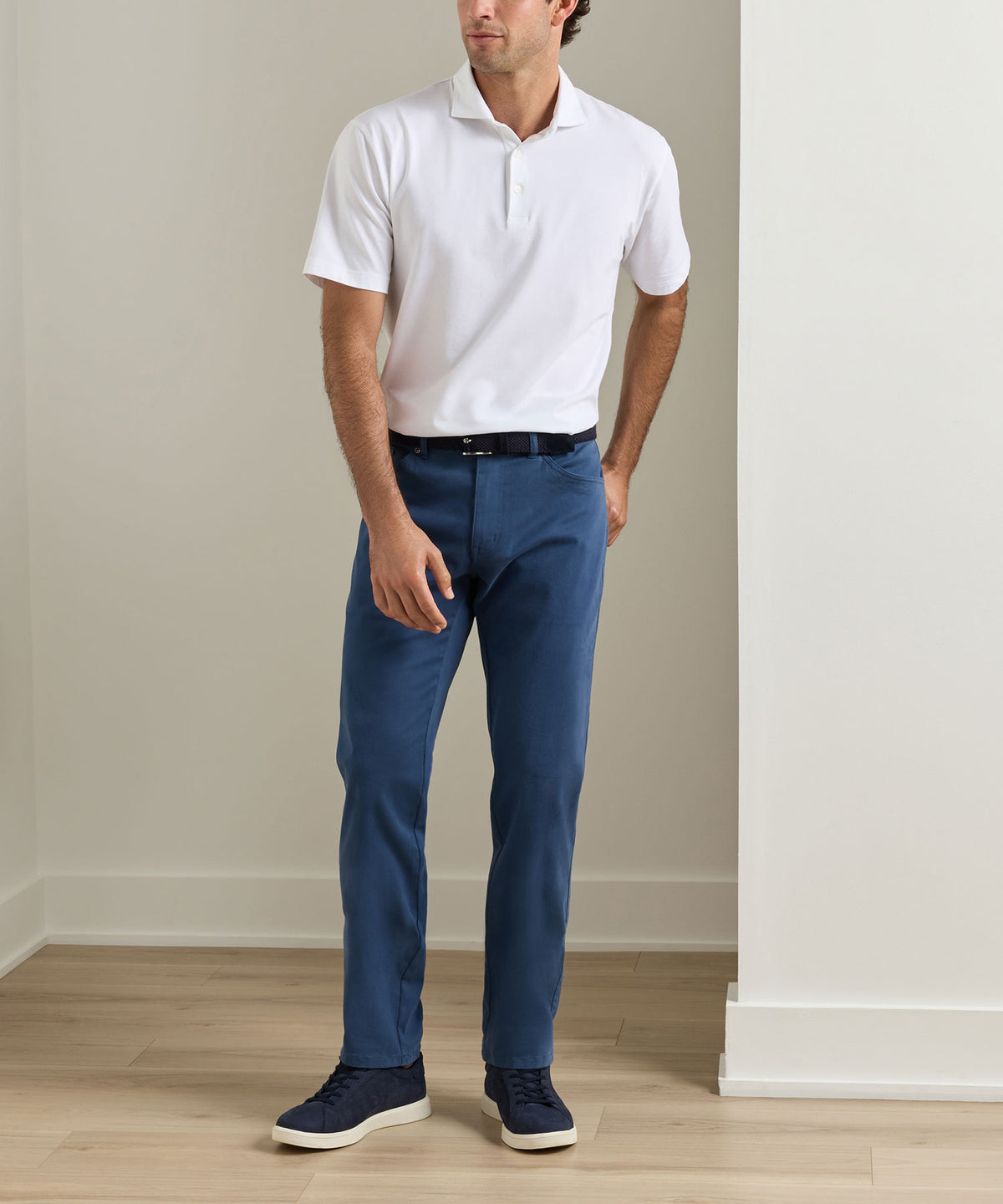 Peter Millar Signature Sateen 5-Pocket Pant, Men's Big & Tall