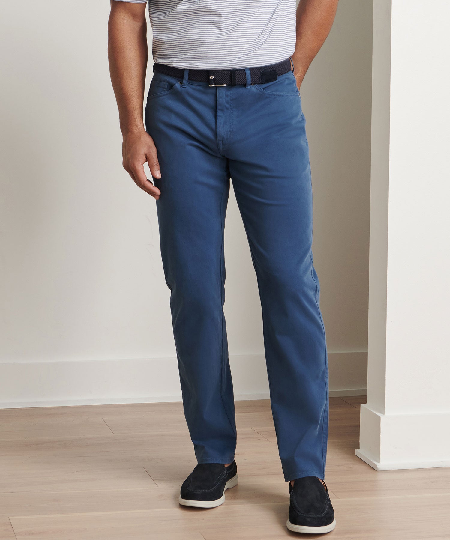 Men's Big & Tall Peter Millar Signature Sateen 5-Pocket Pant | Westport ...