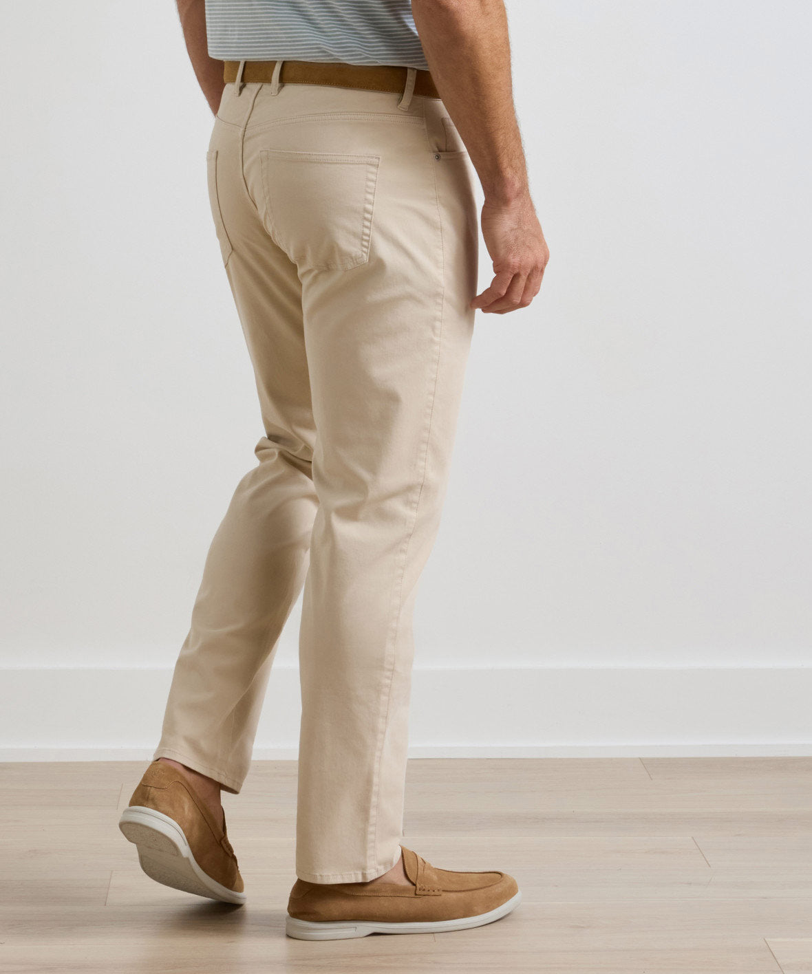 Peter Millar Signature Sateen 5-Pocket Pant, Men's Big & Tall