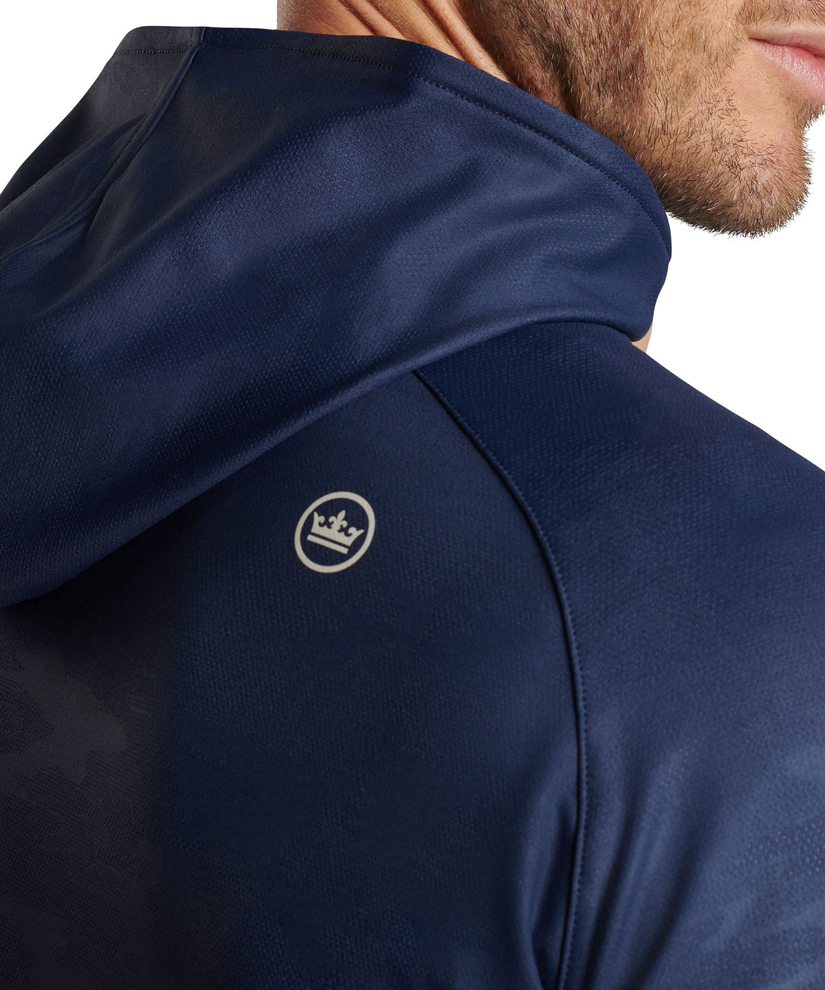 Peter Millar Pine Performance Hoodie Pullover, Men's Big & Tall