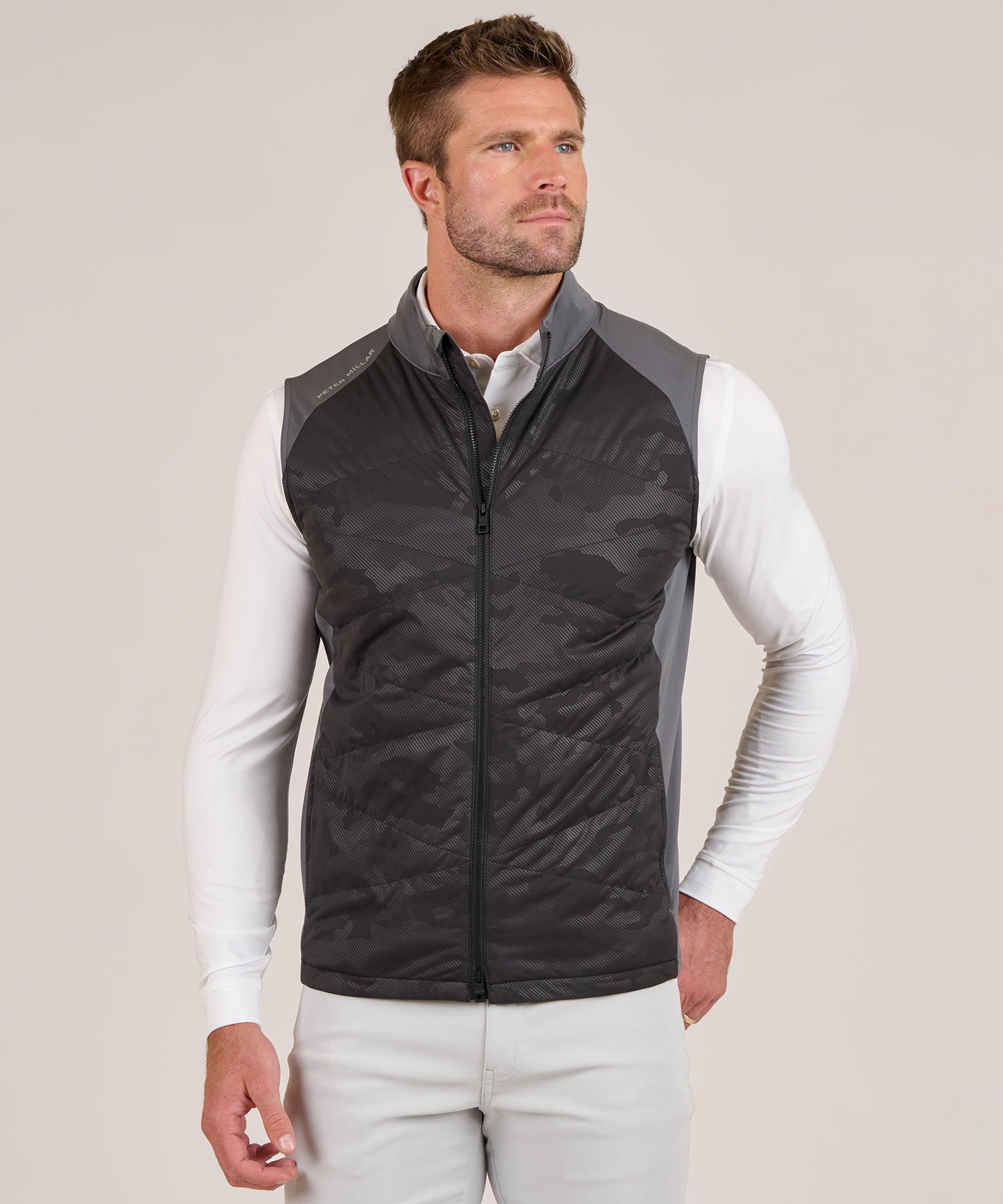 Men's Big & Tall Peter Millar Venture Hybrid Vest - Westport