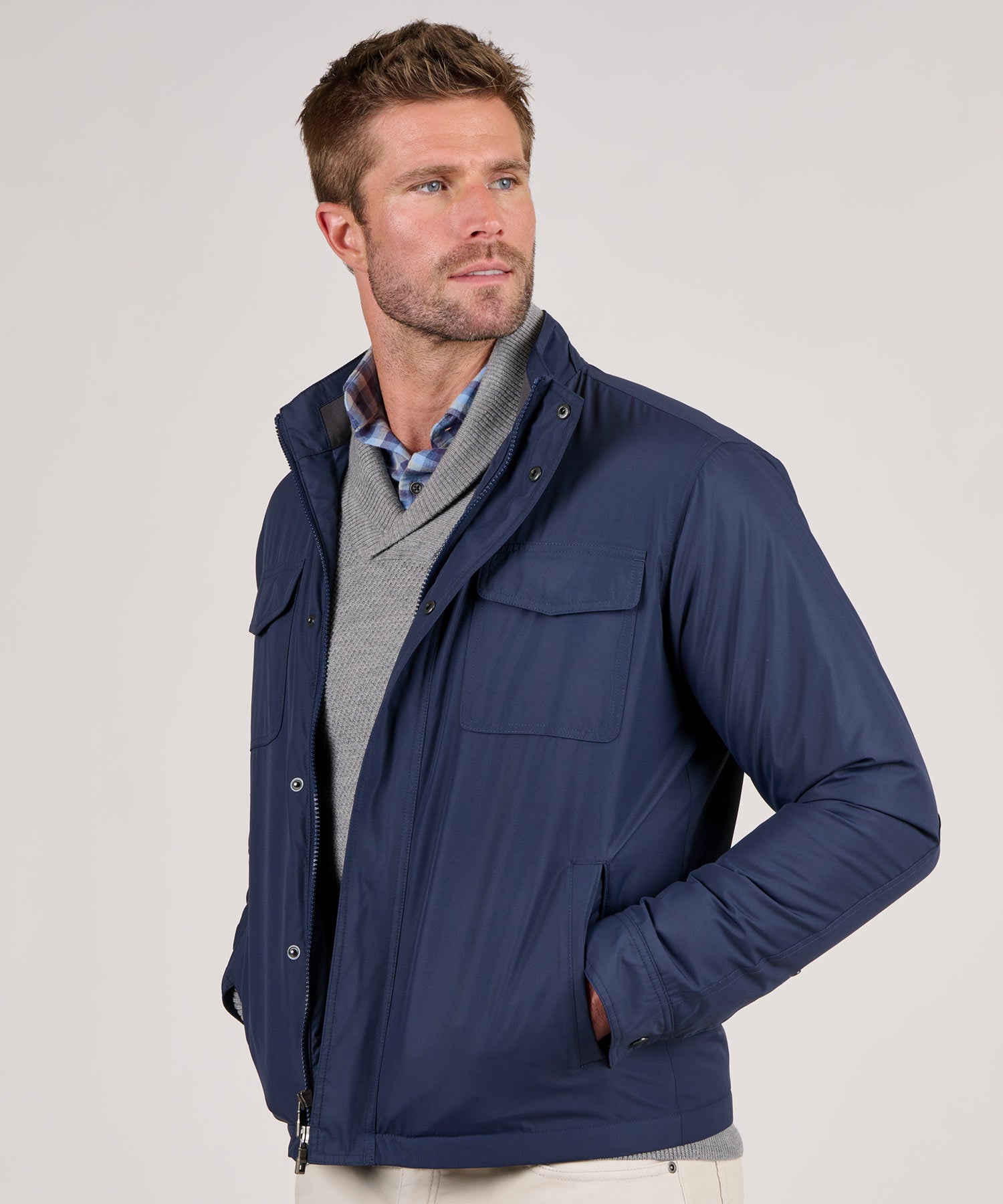 Peter Millar Norfolk Bomber Jacket Westport Big Tall