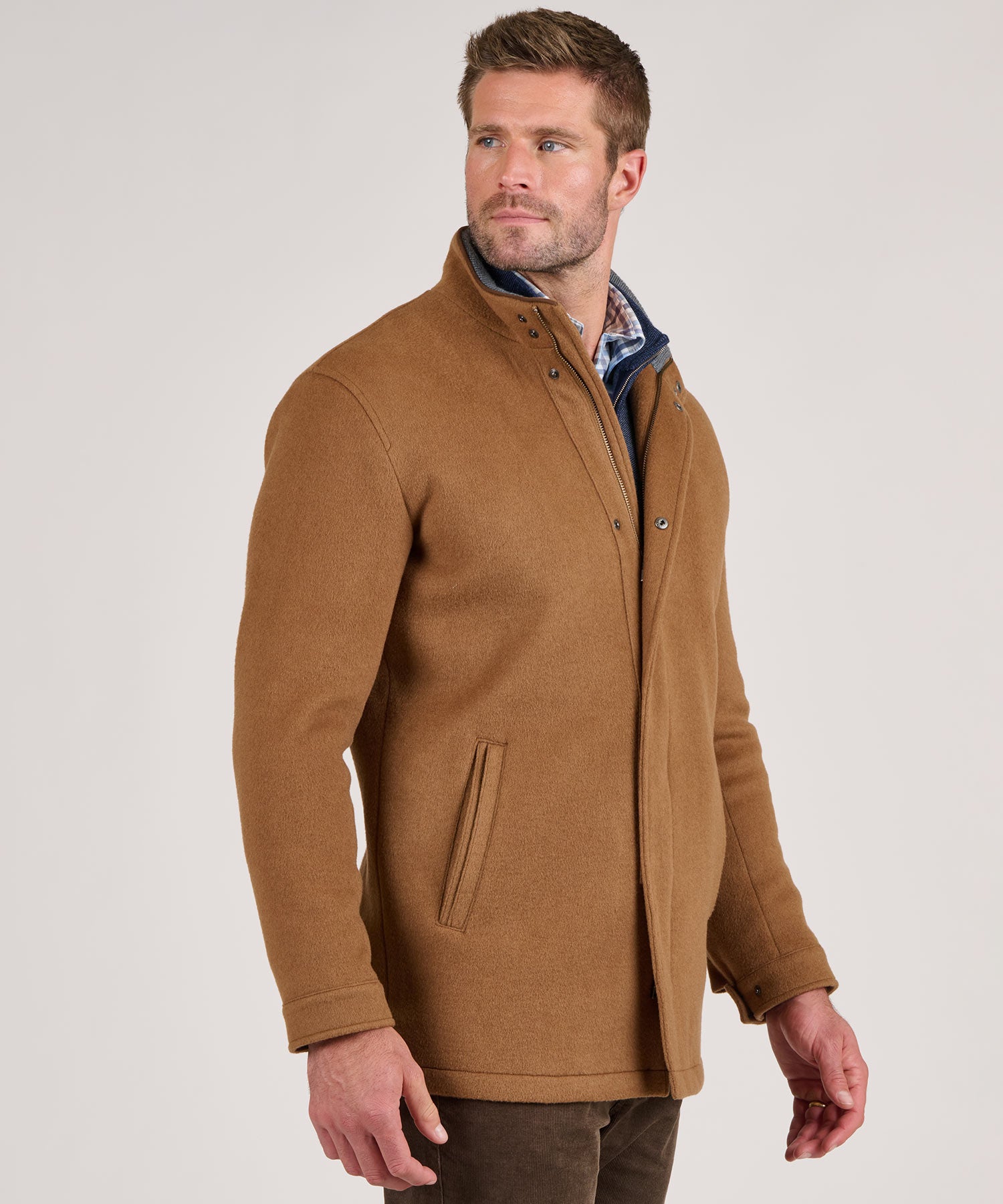 Peter Millar Crown Flex Fleece City Coat Westport Big Tall