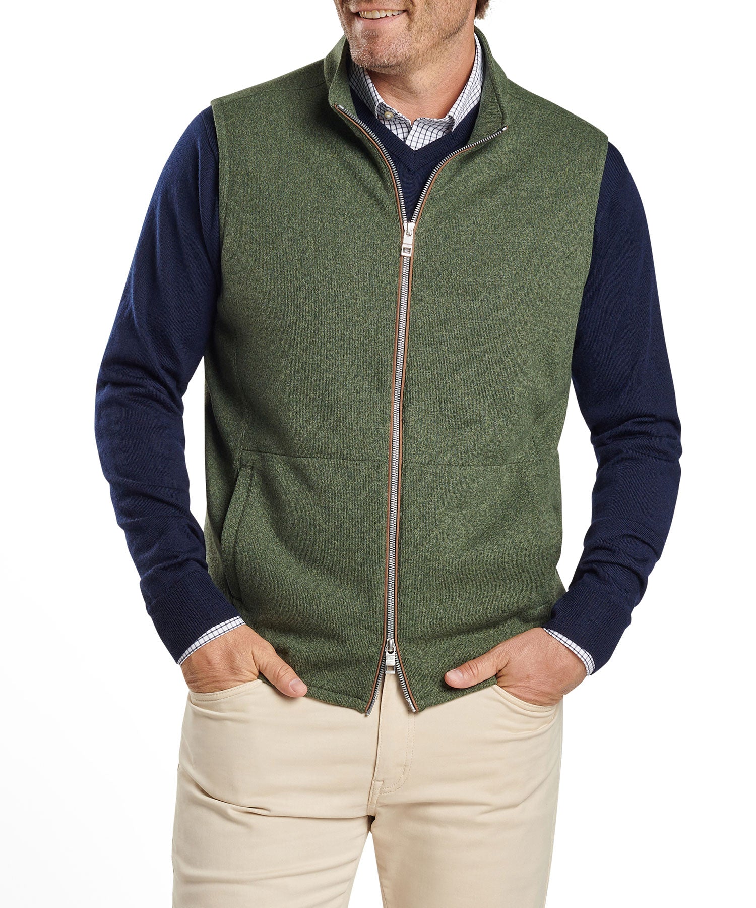 Peter Millar Sweater Fleece Vest Westport Big Tall