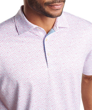 Peter Millar Short Sleeve 'Bees Knees' Print Polo Knit Shirt