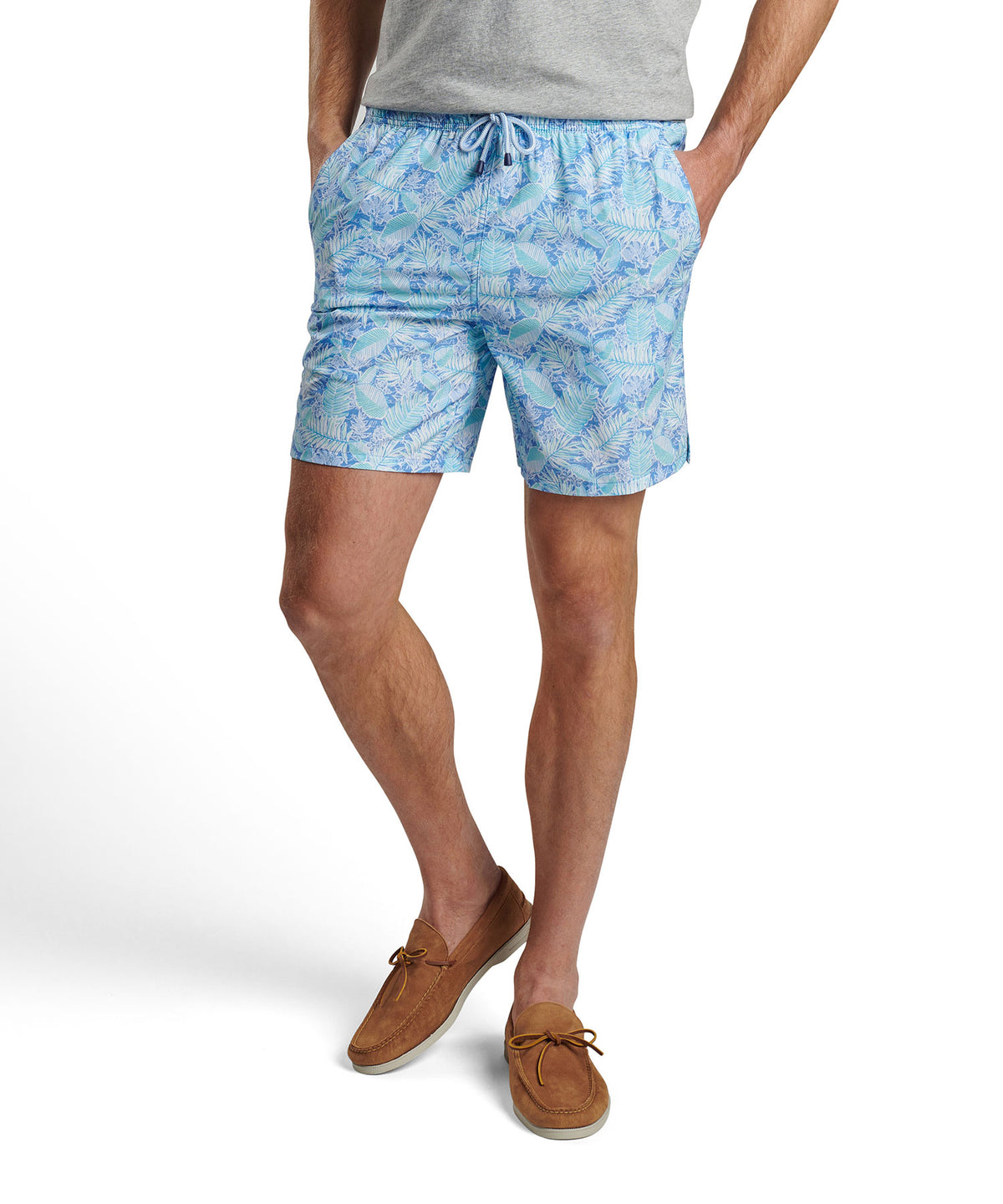 Peter Millar Grace Bay Print Swim Trunk, Men's Big & Tall