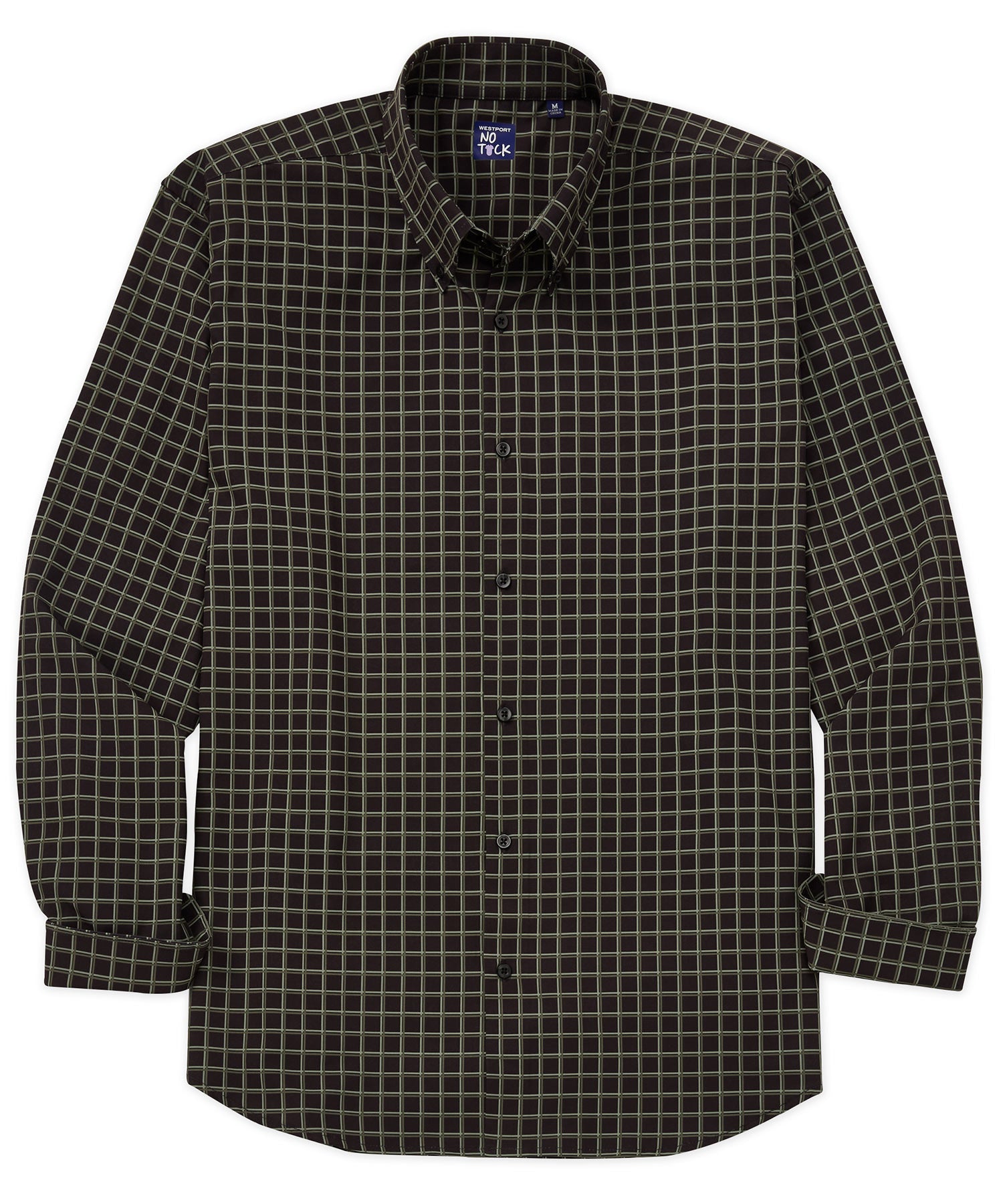 Mens Shirt Big And Tall Black Button Down Shirt Men's Big Tall Westport No-Tuck Long Sleeve Button Down Collar Stretch Performance Grid Check Print Sport Shirt Black/Sage XLMT Mens Shirt Big And Tall Black Button Down Shirt Men's Big Tall Westport No-Tuck Long Sleeve Button Down Collar Stretch Performance Grid Check Print Sport Shirt Black/Sage XLMT