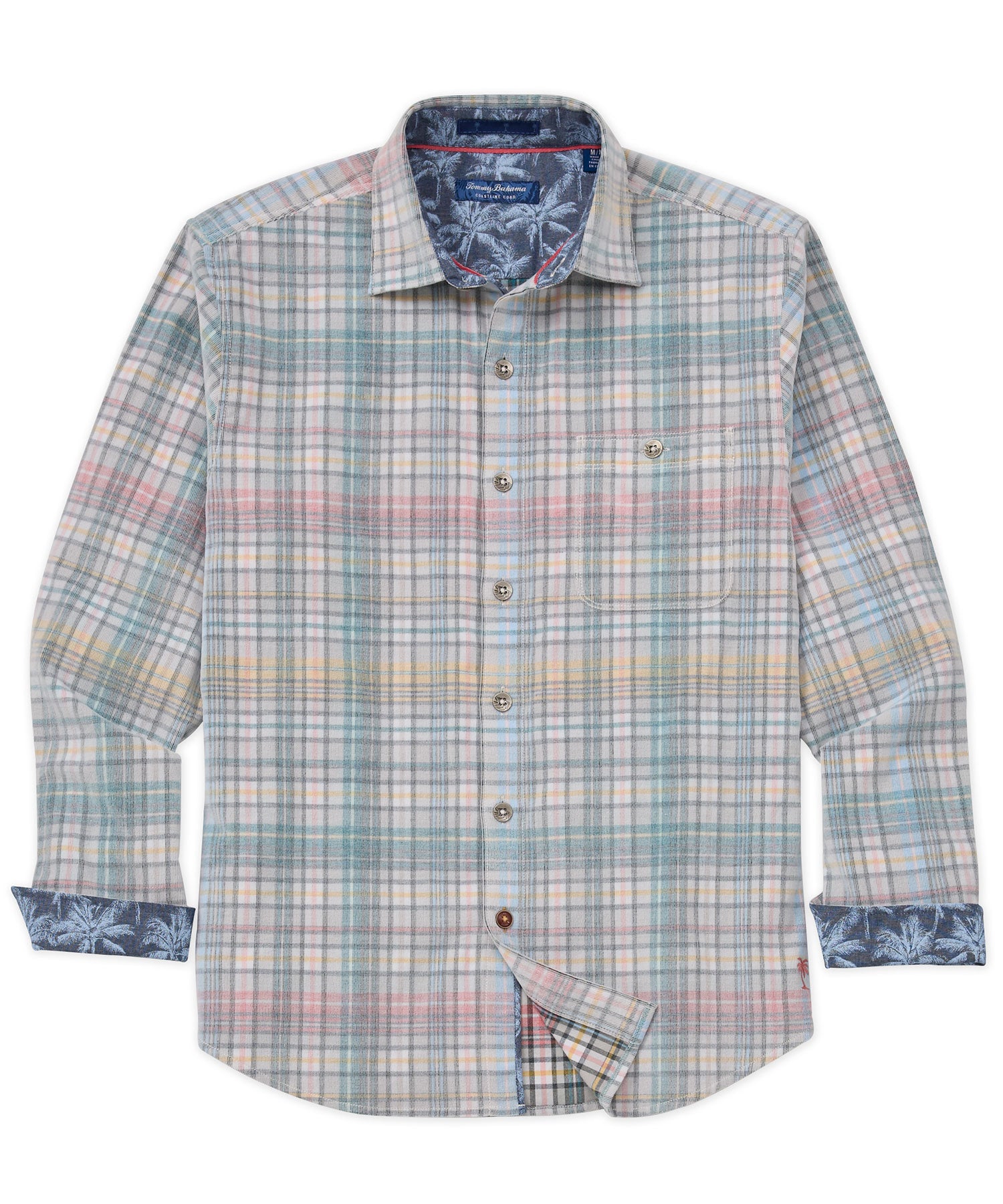 Men's Big \u0026 Tall Tommy Bahama Coastline Harbor Button Corduroy Shirt -  Westport Big \u0026 Tall