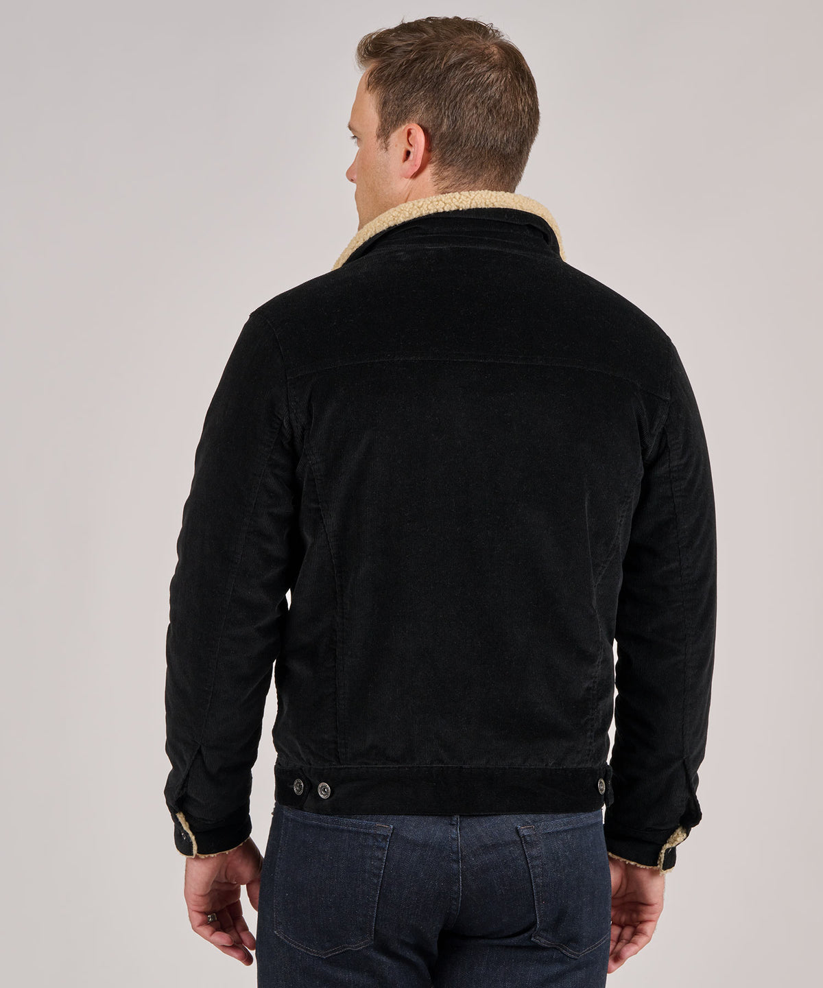 Westport Lifestyle High Pile Lined Corduroy Trucker Jacket, Men's Big & Tall